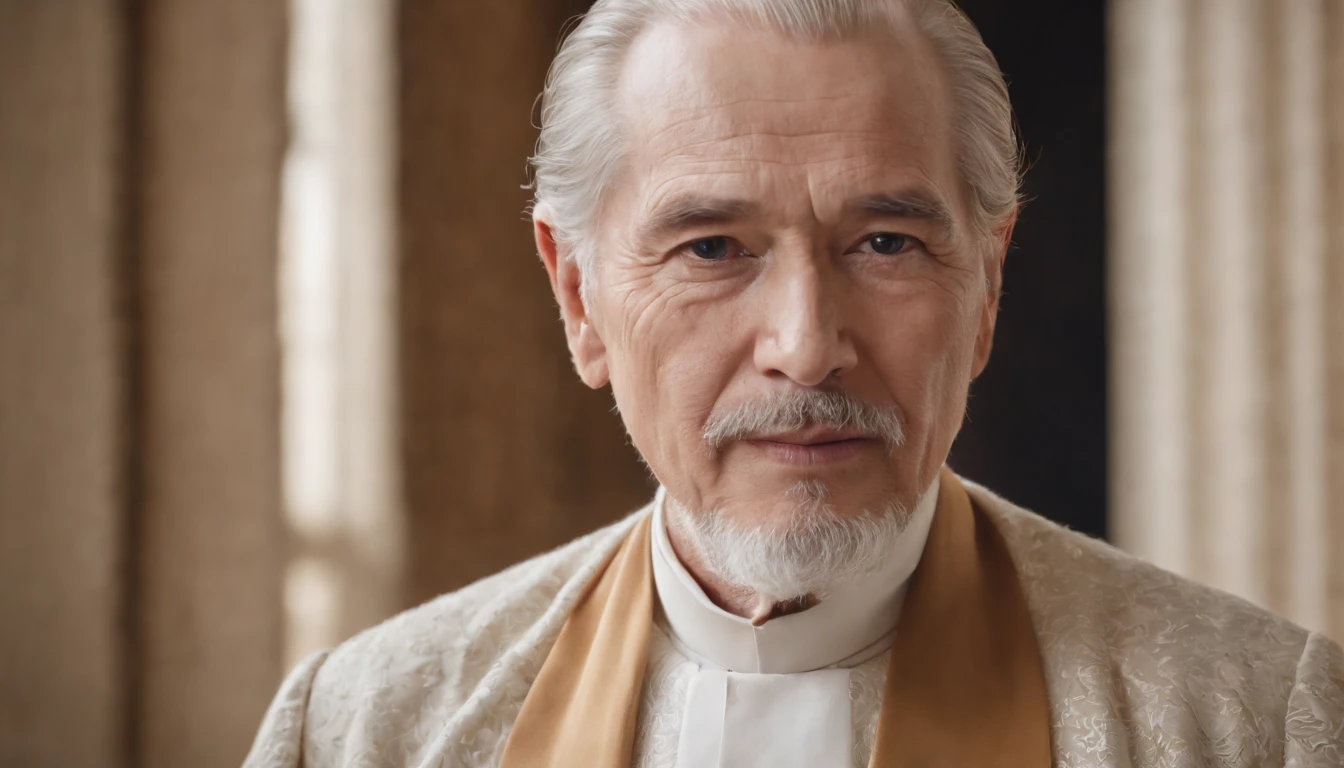 Old gentleman with a goatee, 8K分辨率,Wallpaper masterpiece,Best quality,digitial painting,Highly meticulous,Ultra high quality