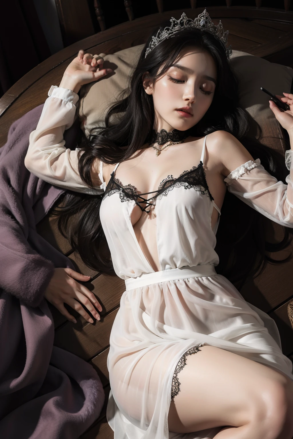 sleeping beauty、Hairy spider