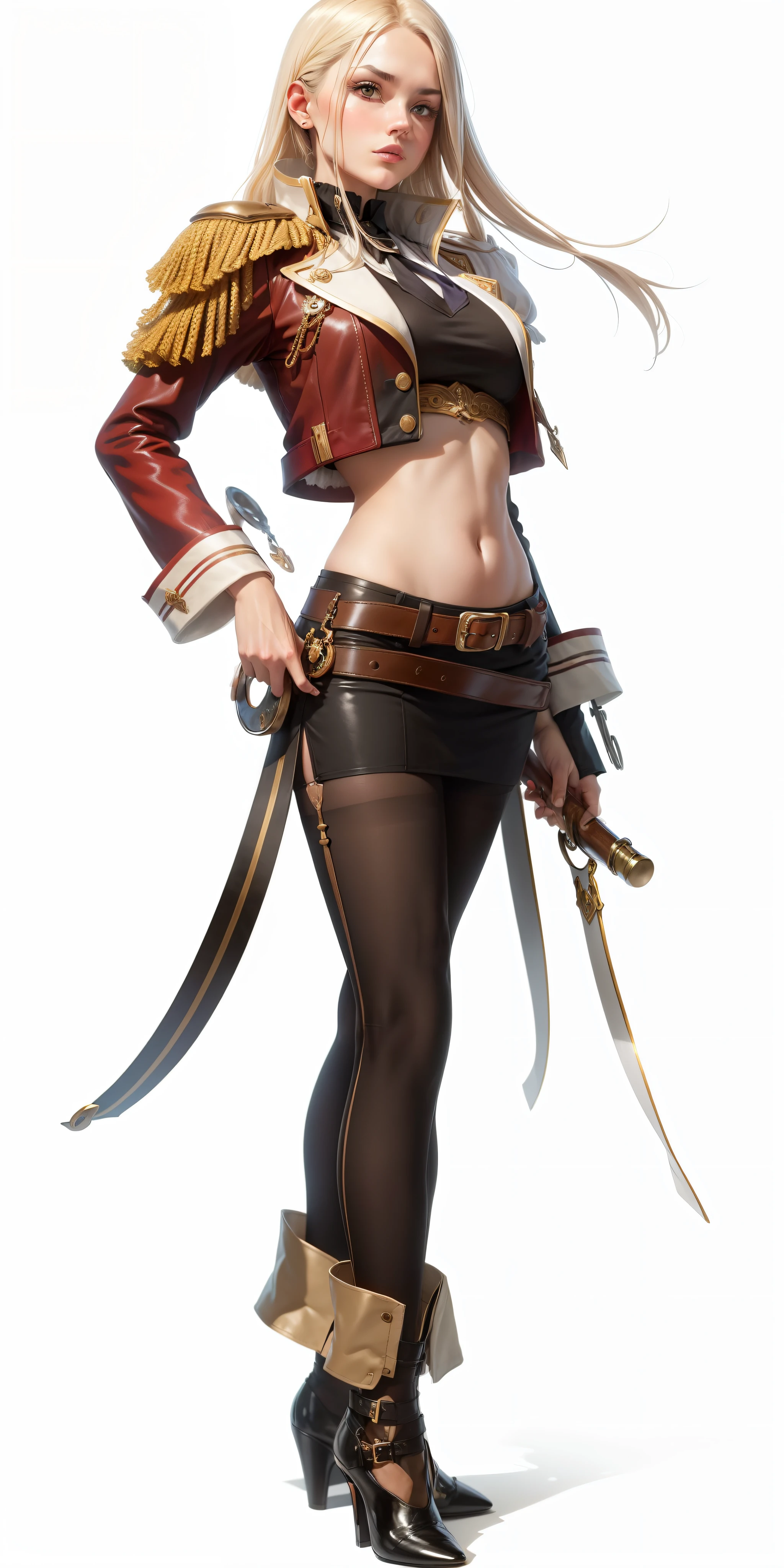 Works of masters,Best image quality,maidennurse,student clothes,over knee socks,high-heels,Facing the viewer