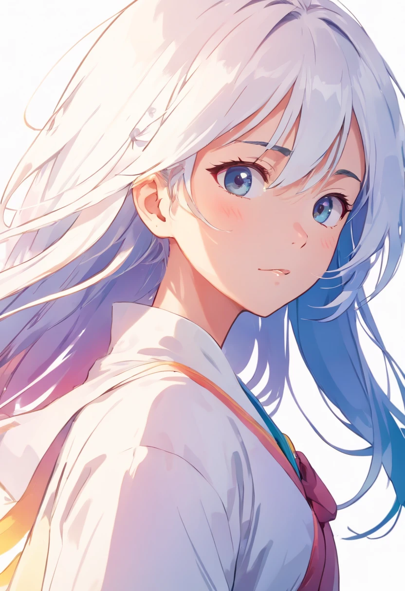 There is one ultra-realistic girl。She has a slender physique、Height is 155 cm。Her hair has a pale pink color and、、Hairstyle is Twintails。Hair is smooth、Blowing in the wind。A spiral horn grows from her head.、Luxurious ornaments complement the corners around it。Her eyes are a beautiful purple color.、Staring at this。Her nose was not very high.、has shiny pink lips。With a smile on your face、teeth showing.。Red ribbon flutters in the wind from the neck.。She wears a cheongsam with a white undertone.、The pattern is green。pure、Loose shoulders。For the lower body, I'm wearing long pink pants that are easy to move in..。A red band is visible from the waist。She is clenching her fists.、There are 5 fingers on each side.。Background in the wilderness forest、High Mountains々And the lake looks far away。It's from the camera's point of view.、shyly smile。