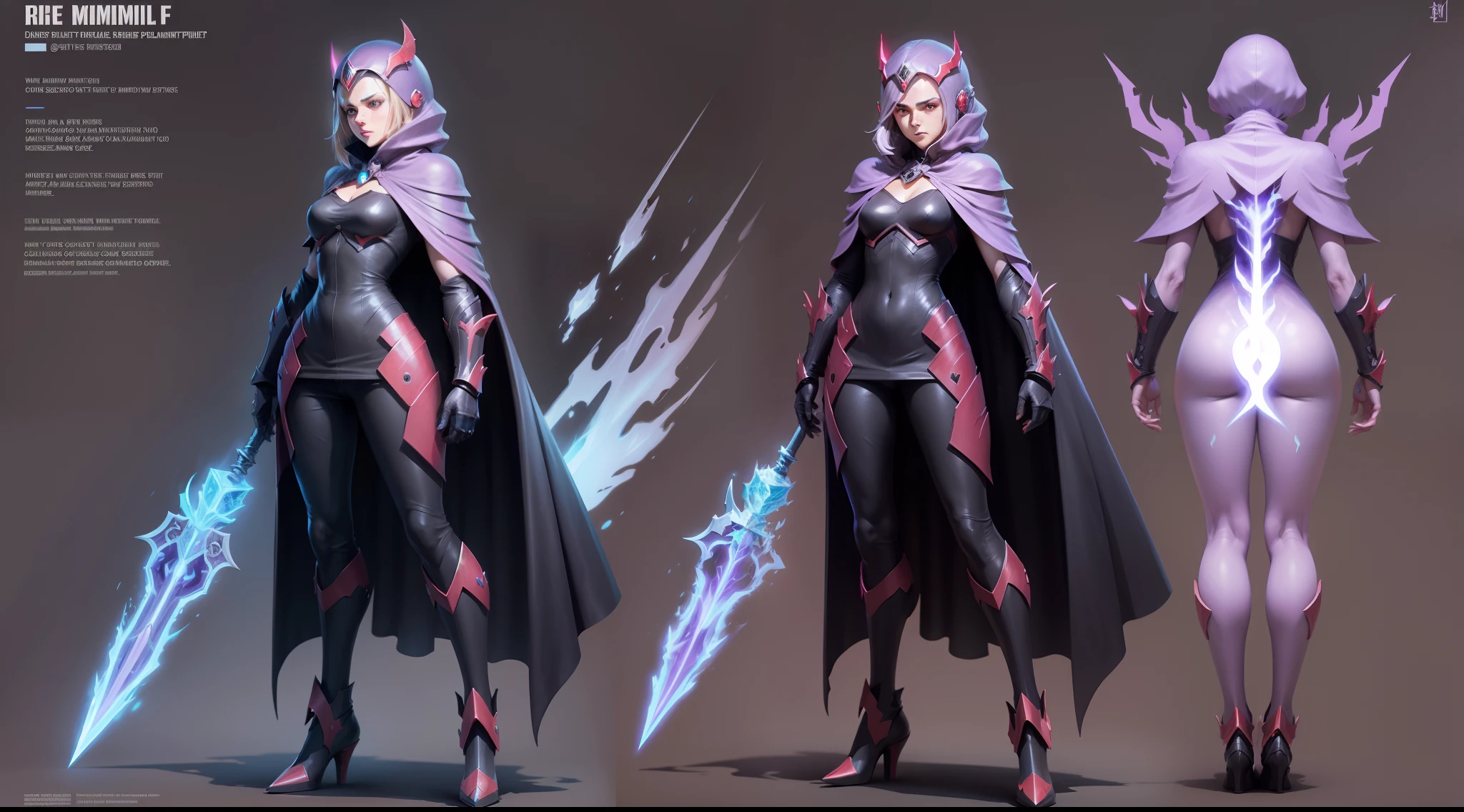 Digimom using cape color black weapons in hand concept art fantasy, Elemental fire, Skill power fire