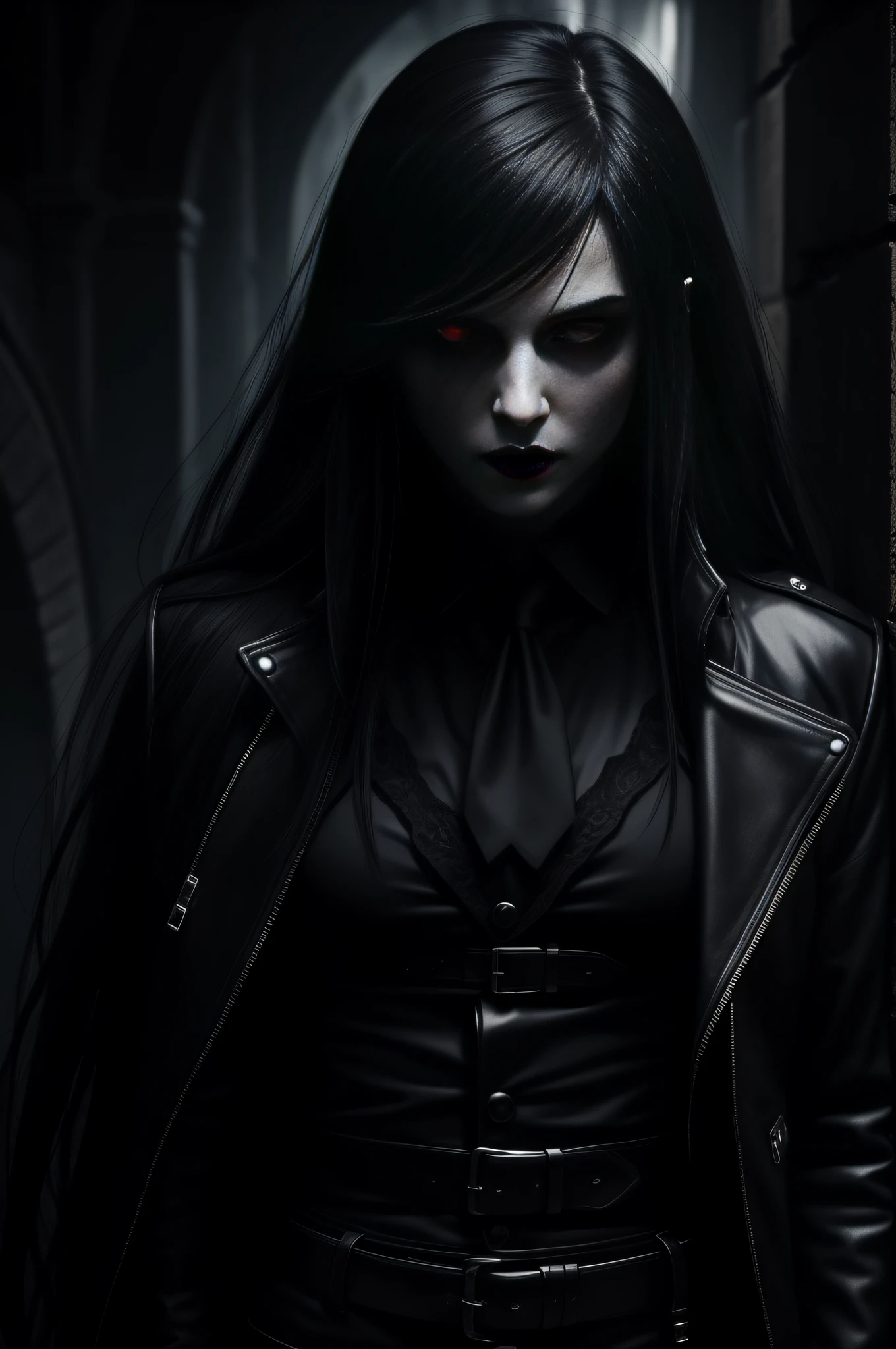 Vampire, Goth, Blood, Music, dark background, blade