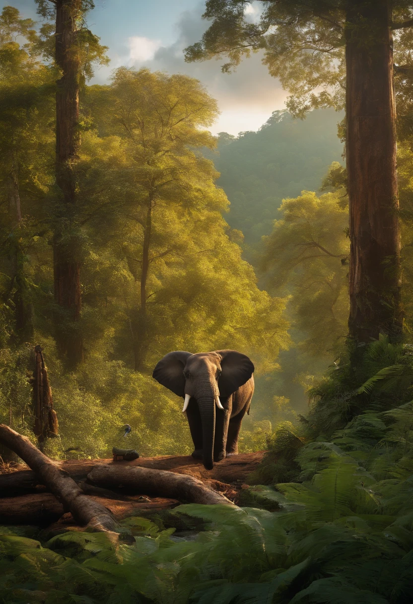 Create a dialogue between a conservationist and a logger, discussing the ethical dilemmas surrounding deforestation in pristine wilderness areas.