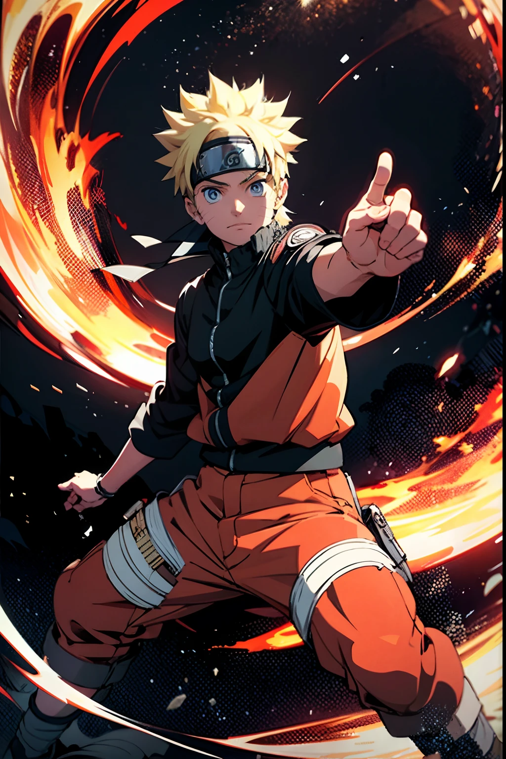 (Best quality), (Masterpiece),Ultra-detailed,
1boys,
Uzumaki Naruto,longer sleeves,
emphasis lines,lines of movement,(Swirling:1.2) ,
Kamehameha, Charging,energy sphere, Electricity, Aura,