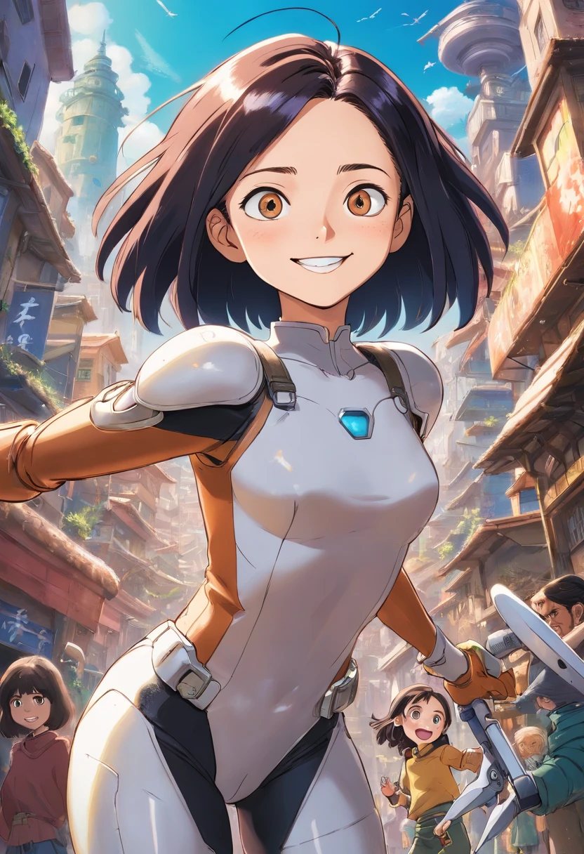 alita,smiling
