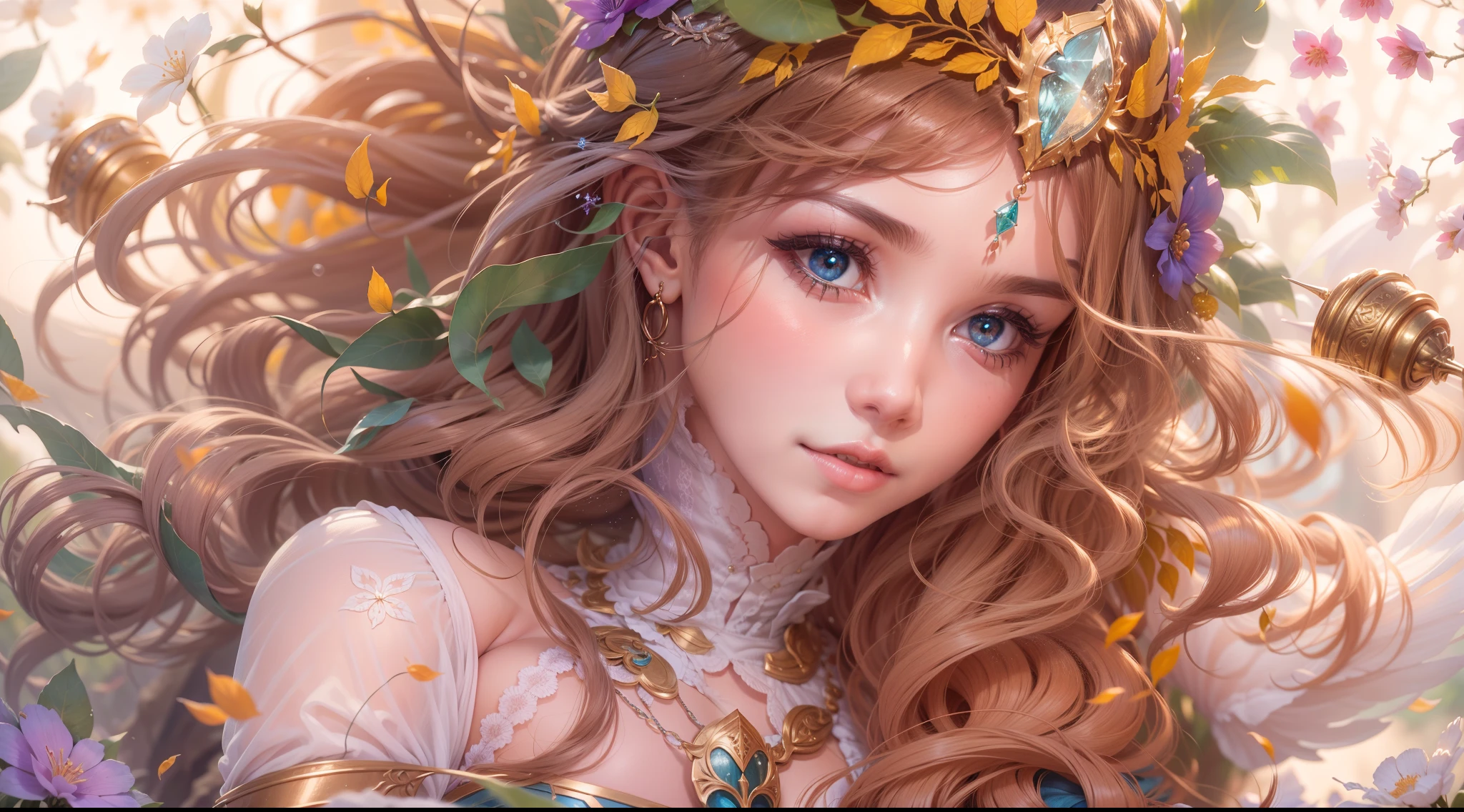 (masterpiece, top quality, best quality, official art, beautiful and aesthetic:1.2), (1girl), extreme detailed,(fractal art:1.3),colorful,highest detailed