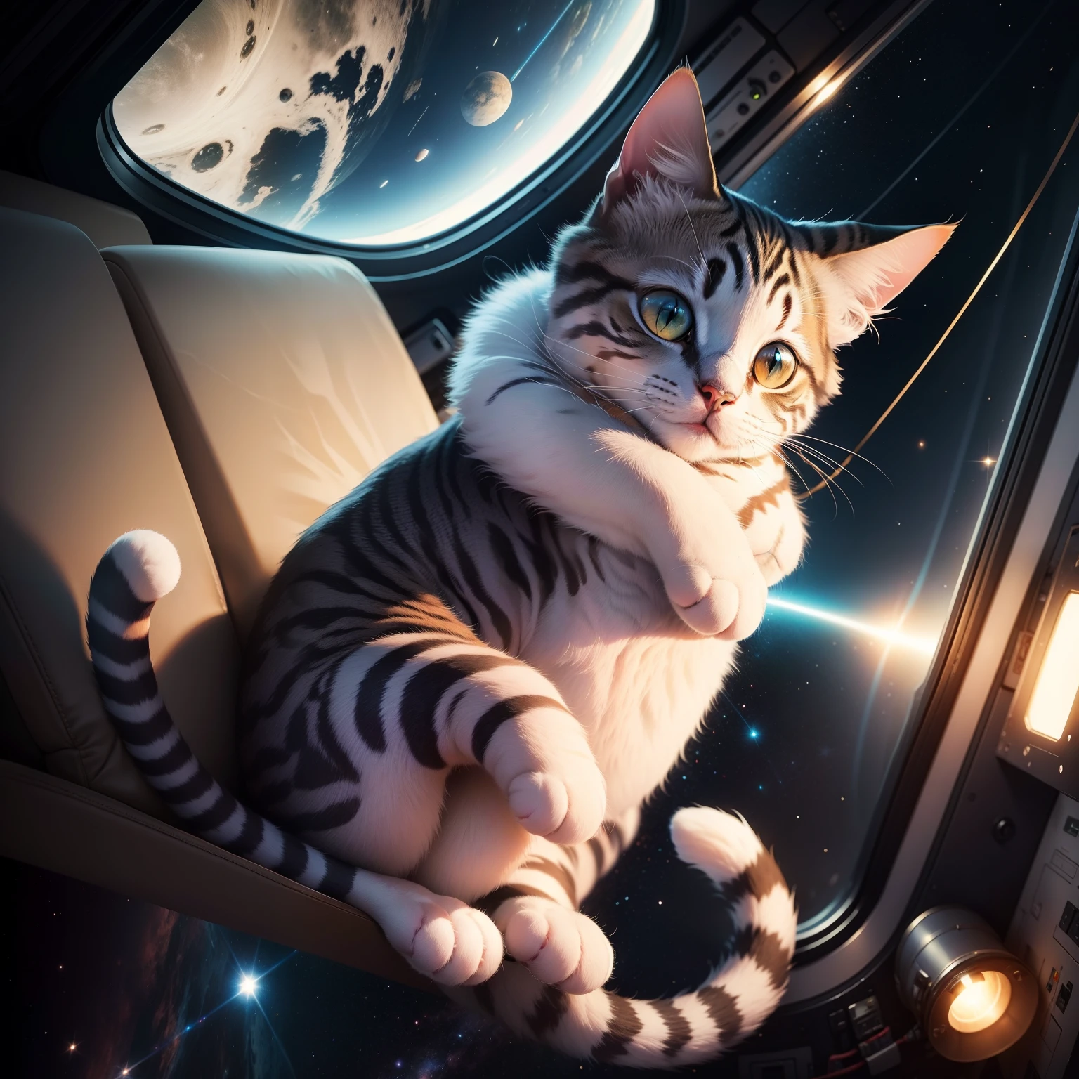 Cat in space