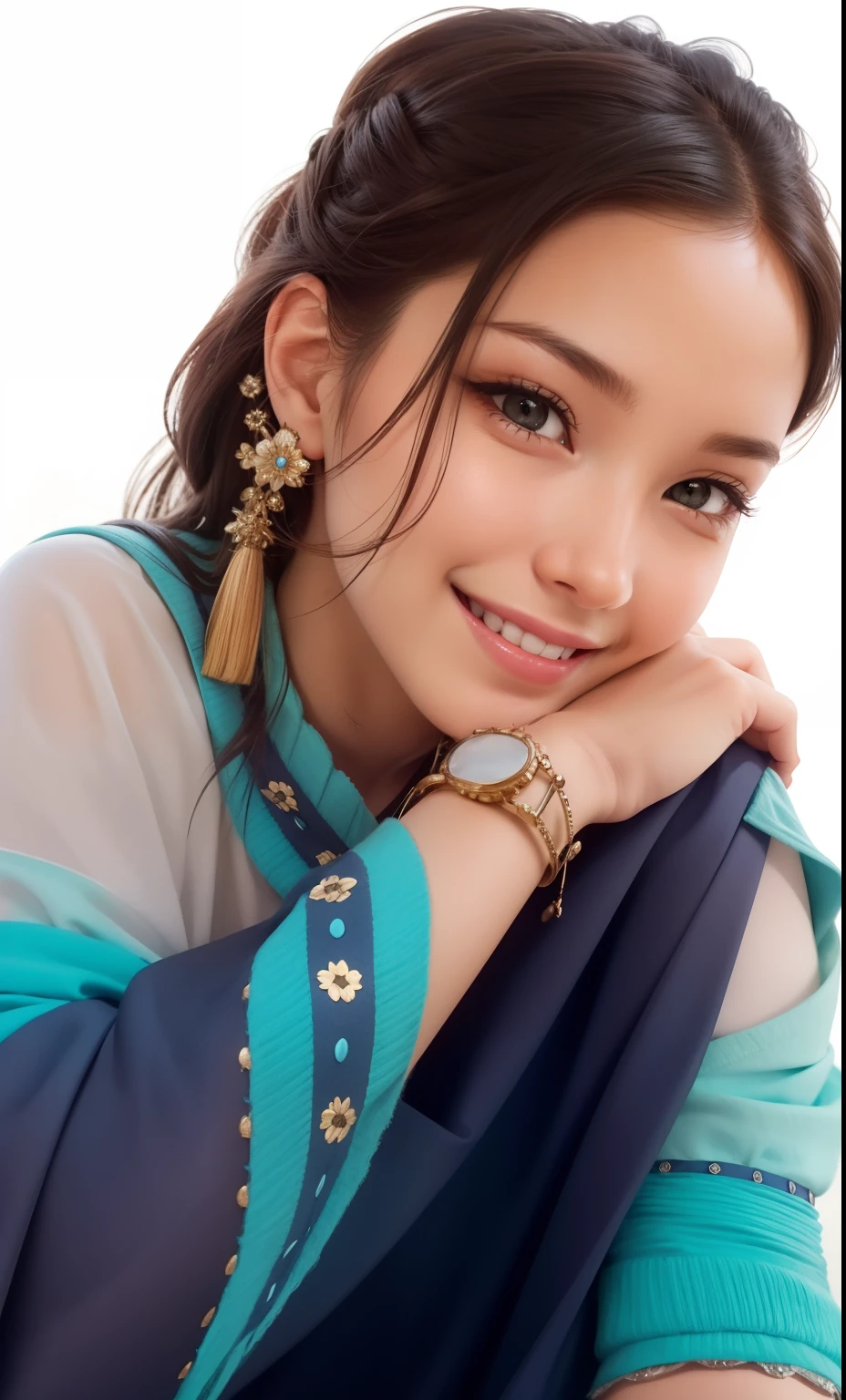 Cinematic cute smile