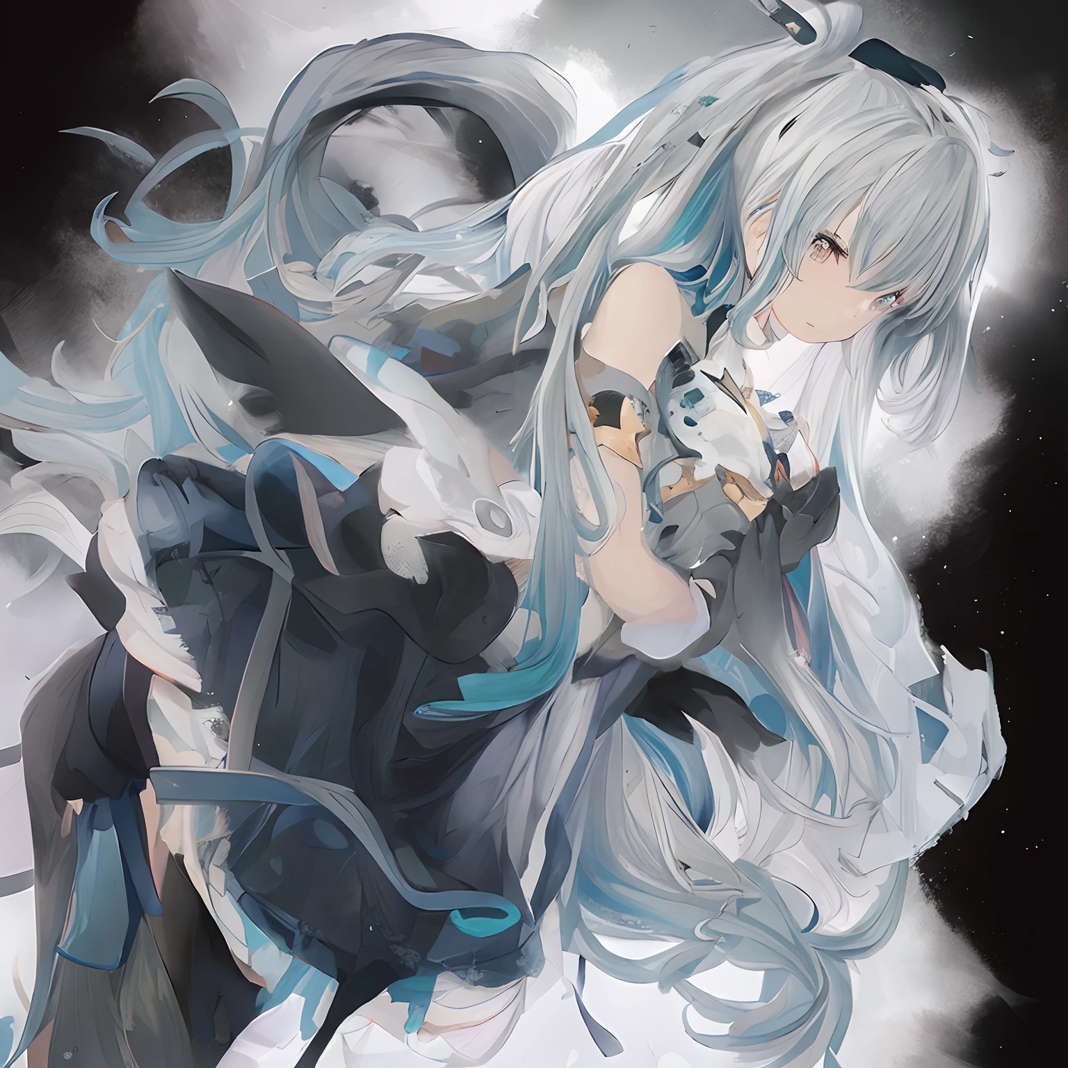 1 girl,KarotteSulong,Ausfallschritt,Rabbit hears,white hair,lange Haare,rote Augen,(Glowing eyes),Ernster Ausdruck, angry eyes,(von unten),Stehen,Nacht,Sternenklarer Himmel,Mondlicht,electrical effect around the body,fit,Meisterwerk,extrem detailliertes CG Unity 8k-Hintergrundbild, best quality,32k,Scharfer Fokus, gaping pussy