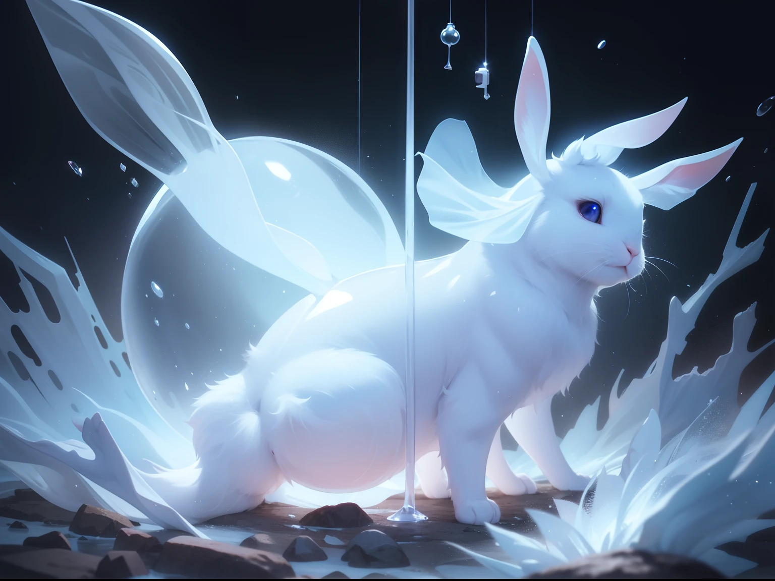 Translucent rabbit