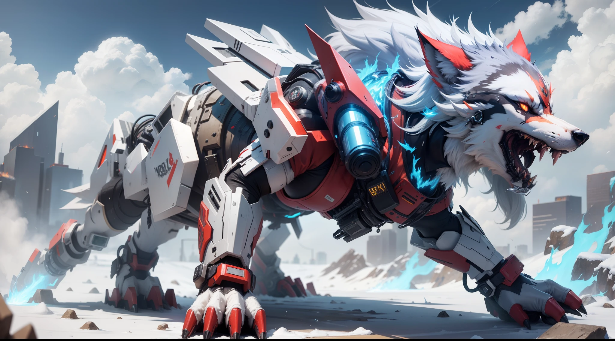 Wolf cyberpunk skill power fire