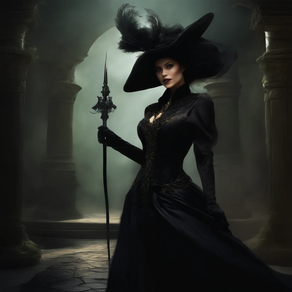 Best Quality, masutepiece, 超A high resolution, (photos realistic:1.4), surrealism, dream-like,fusionart, Shadow Dancer, Shadow Magic, Darkness Control, stealth, Shadow Step, Umbral spell, Concealed blade,