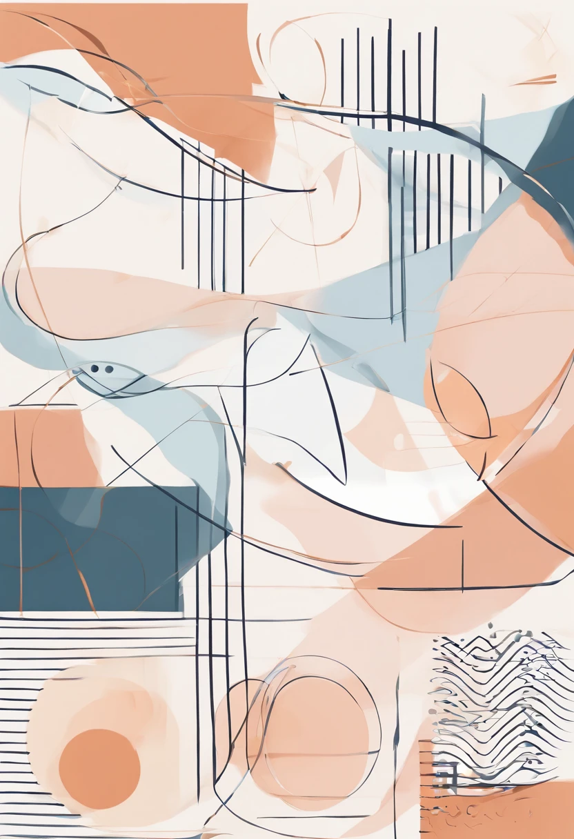 "{image_theme}": 「Minimalist contemporary art」
"{main visuals_Color}": 「monochromes」
"{Secondary_Color}": 「Pastel Blue」
"{Background_Color}": 「White with gold accents」
"{Style}": 「minimum, abstract」
"{shapes}": 「Geometric and irregular shapes」
"{textured}": 「mats, silk」
"{lines_Description}": 「Combination of straight lines and delicate curves」
"{form_Description}": 「Geometric and irregular shapes」“{proposed_keywords}”: "Northern Europe, simple, Geometry learned"
“{proposed_style}”: "Modern, Minimalist"
“{proposed_lines_description}”: "Clean straight lines, Simple curve"
“{proposed_form_description}”: "Four corners, river delta, Yen"