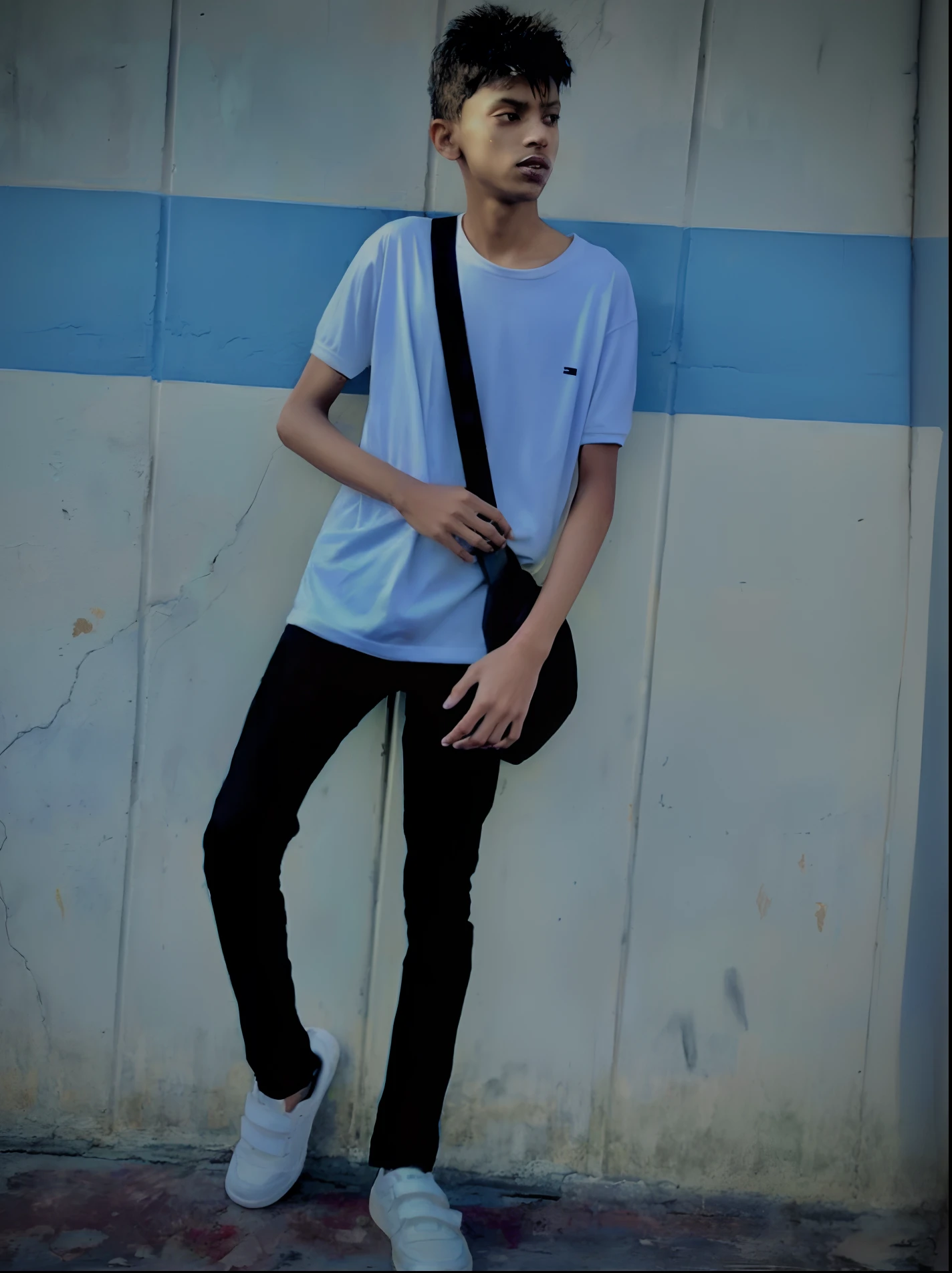 Graffiti background: cyber looks realistic cool 8k