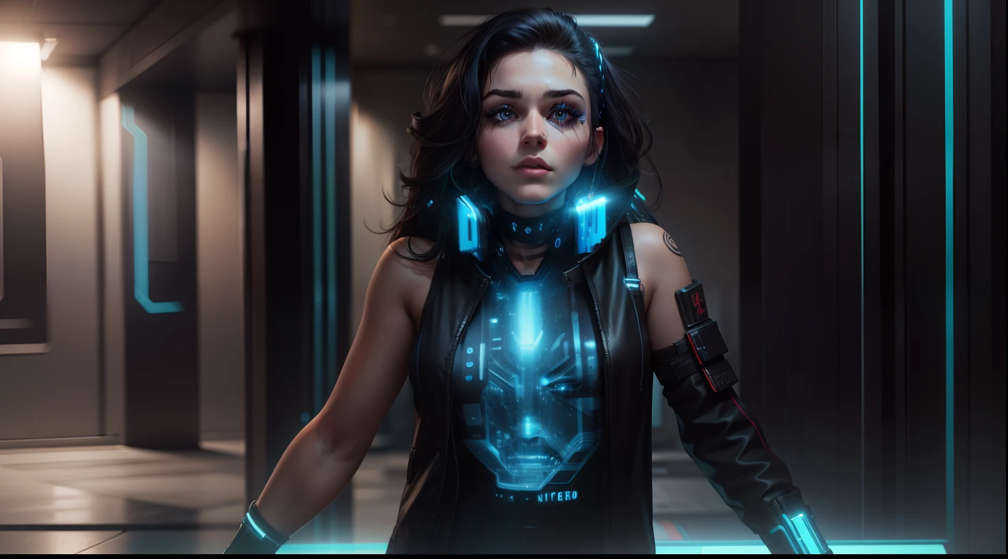 Change Background cyber punk handsome girl,realistic face,8k,ultra realistic