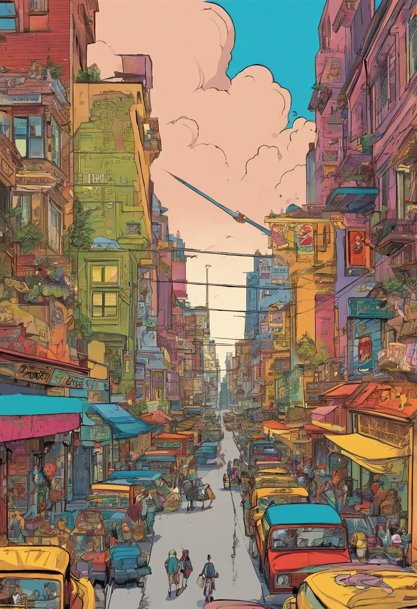 The city