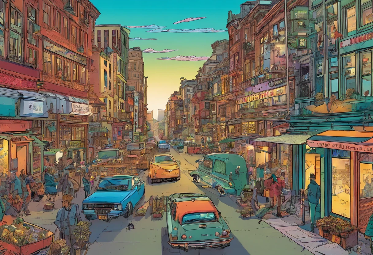The city