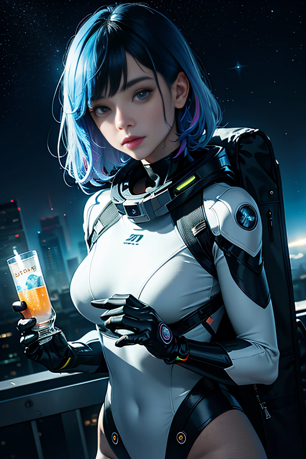 Galactic Federation female investigator, sexy young female duo