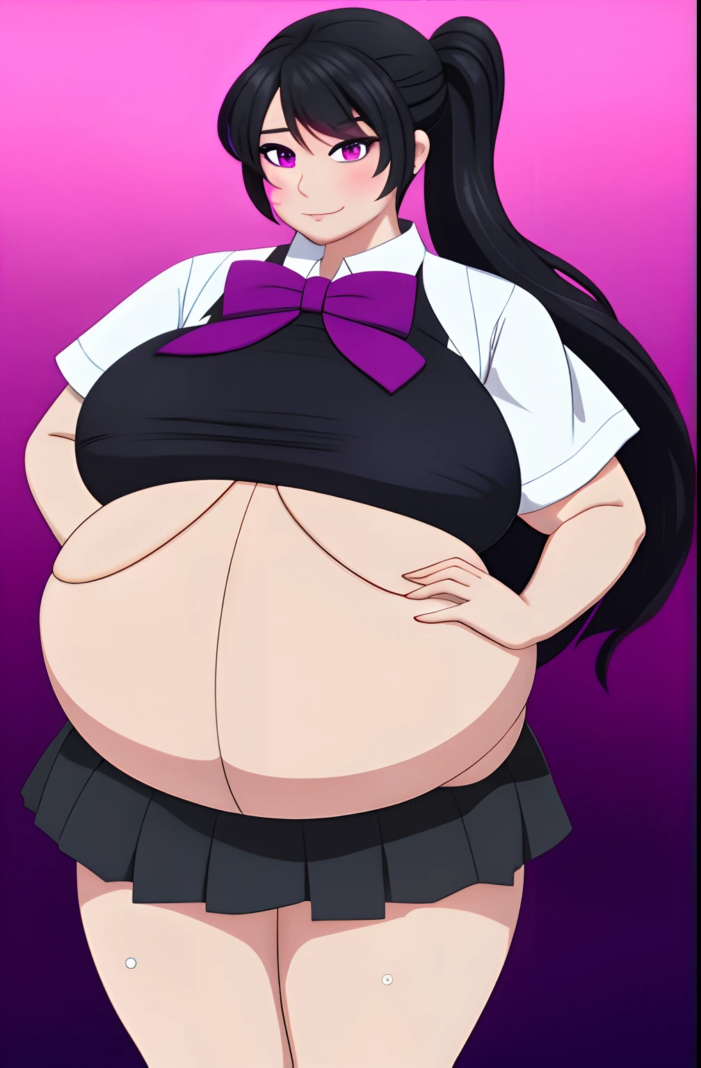 Hair Bow, black hair,Big Bump pregnant, school girl, Big boobs, nipple, cum,16 yl, Big pregnant Belly, Big Pregnant girl, Largest Belly of Pregnant, Huge Pregnancy Belly, purple eyes