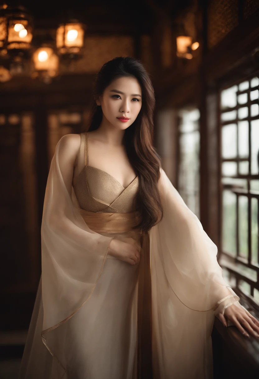 Feng Shen List,tmasterpiece,ultra fine photos,,best qualtiy,超高分辨率,Photoreality,Chiaroscuro,(full-body portraits),stunningly beautiful,dynamicposes,delicated face,Bigchest,Murderous eyes,(seen from the side),She wears ancient Chinese armor,very highly detailed background,detailed face with,Detailed and complex busy background,untidy,opulent,milkyW,Highly detailed skin,Realistic details of skin,Visible Pore,tack sharp focus,volume fog,8k uhd,digital SLR camera,high qulity,filmgrain,White skin of the,photo-realism,lomography,The palace of the Yin Shang King in ancient China , look from down, semi transparent, big breasts
