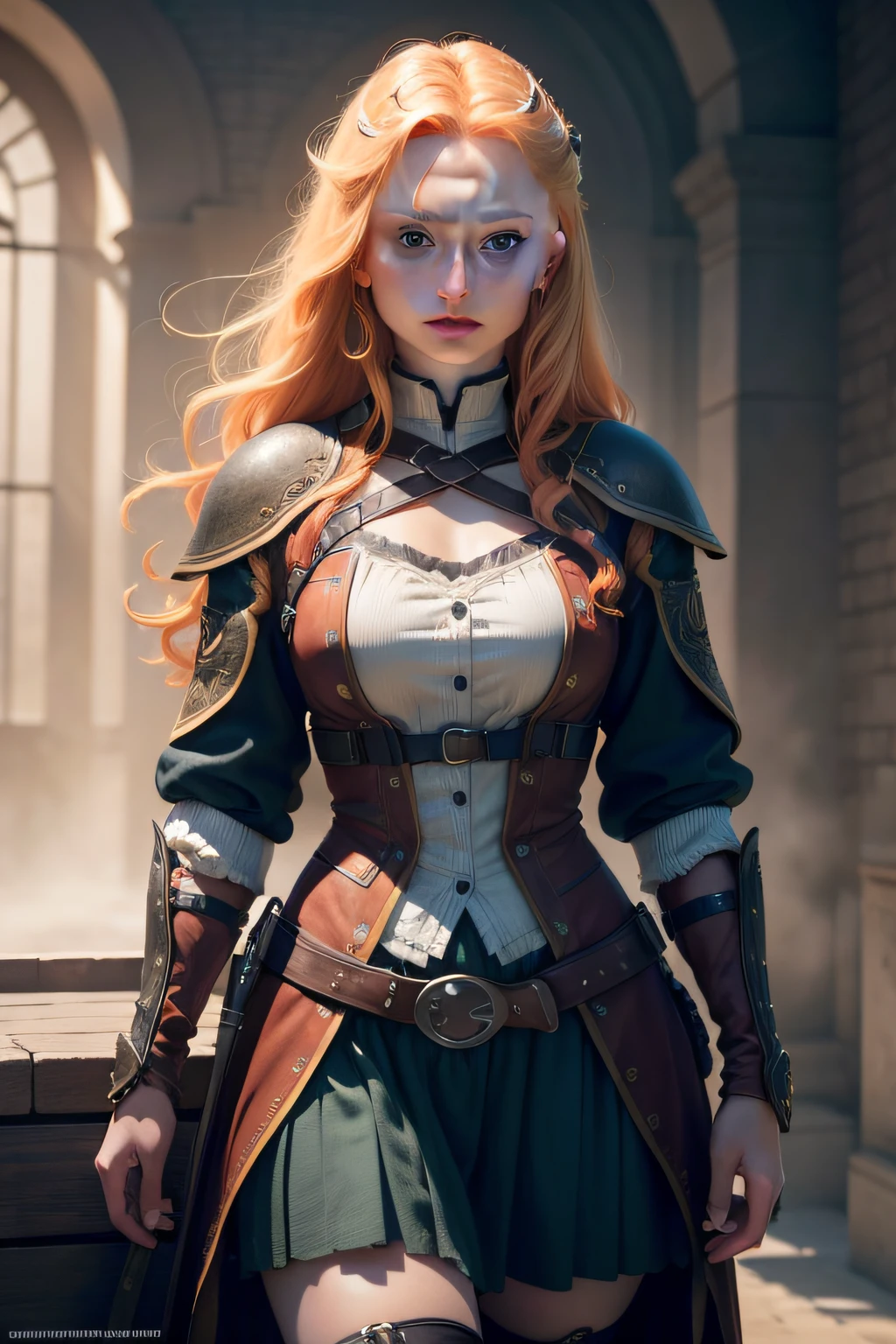 (ti_Turner Sophie Turner:1.1), Detailed face, (Very detailed 8k wallpaper), [Justin Gerard and Greg Lutkowski, Realistic, nffsw, Character Design, Trending in ArtStation:Professional Photography, awardwinning photo, Fill Light, Analog 85mm Sharp Focus, D750 HDR Photo Intan , Focus on the eyes, 8kg Canon Raw, art photography, hard lights, Braveheart movies still , Norring Case by Simon Bisley:0.3]