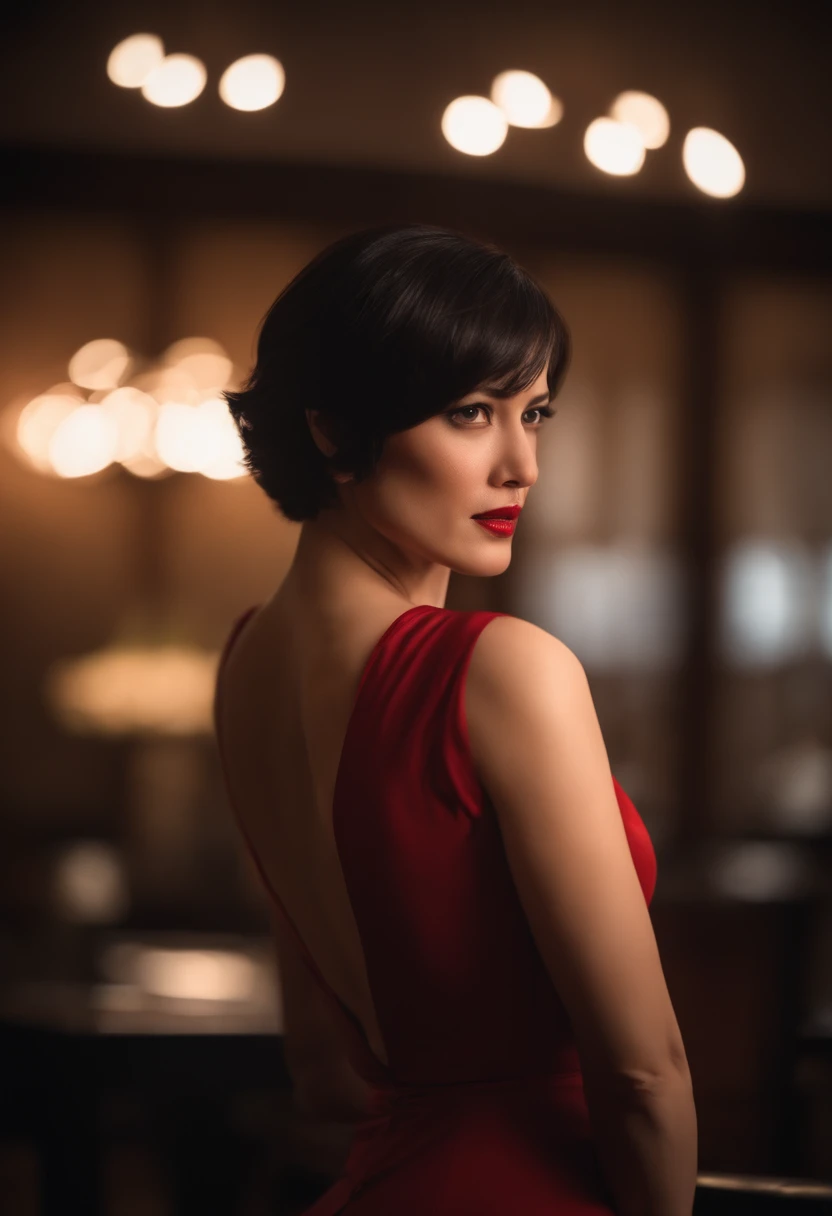Hermosa Ada Wong Hiperrealista y hiper detallada mostrando su gran culo NSFW