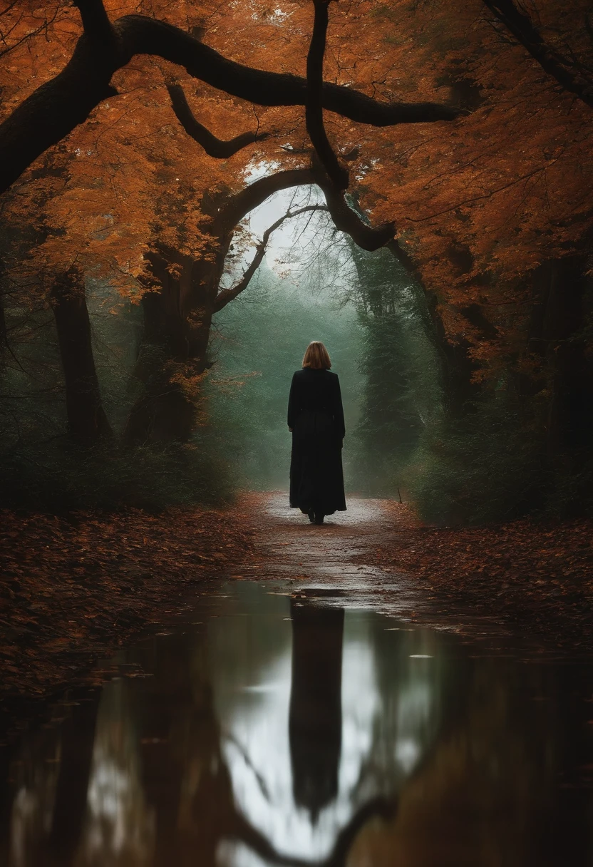I want to create  horror  view behind the picture