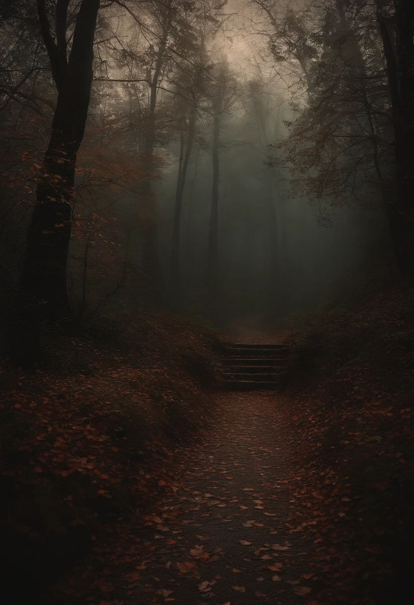 I want to create horror view behind the picture