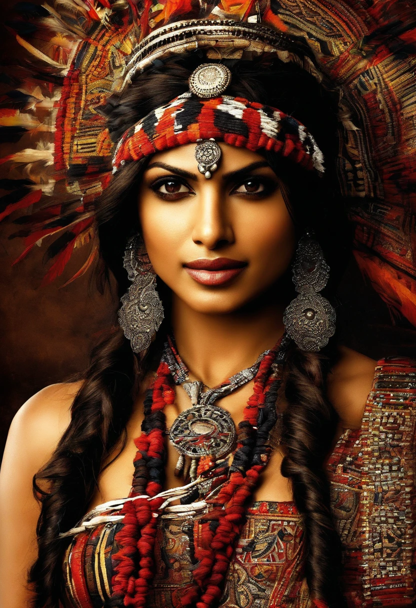 Priyanka chopra as tribal women, too much revealing clothes