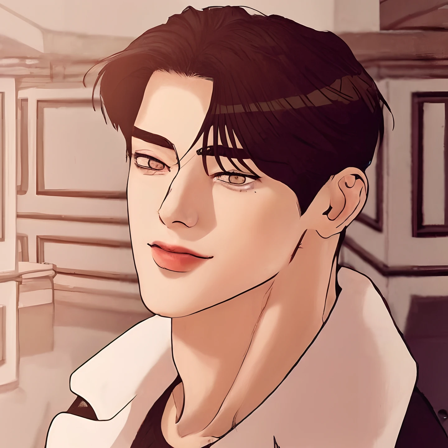 ((Midnight, Best quality, 8k, Masterpiece :1.3)), Whole body, Long legs, Sharp focus :1.2, A pretty woman with perfect figure :1.4, Slender abs :1.1, ((Dark brown hair, Big breasts :1.2)), (White tight tshirt, Jean bib, Standing:1.2), ((Night city view, Rooftop:1.3)), Highly detailed face and skin texture, Detailed eyes, Double eyelid