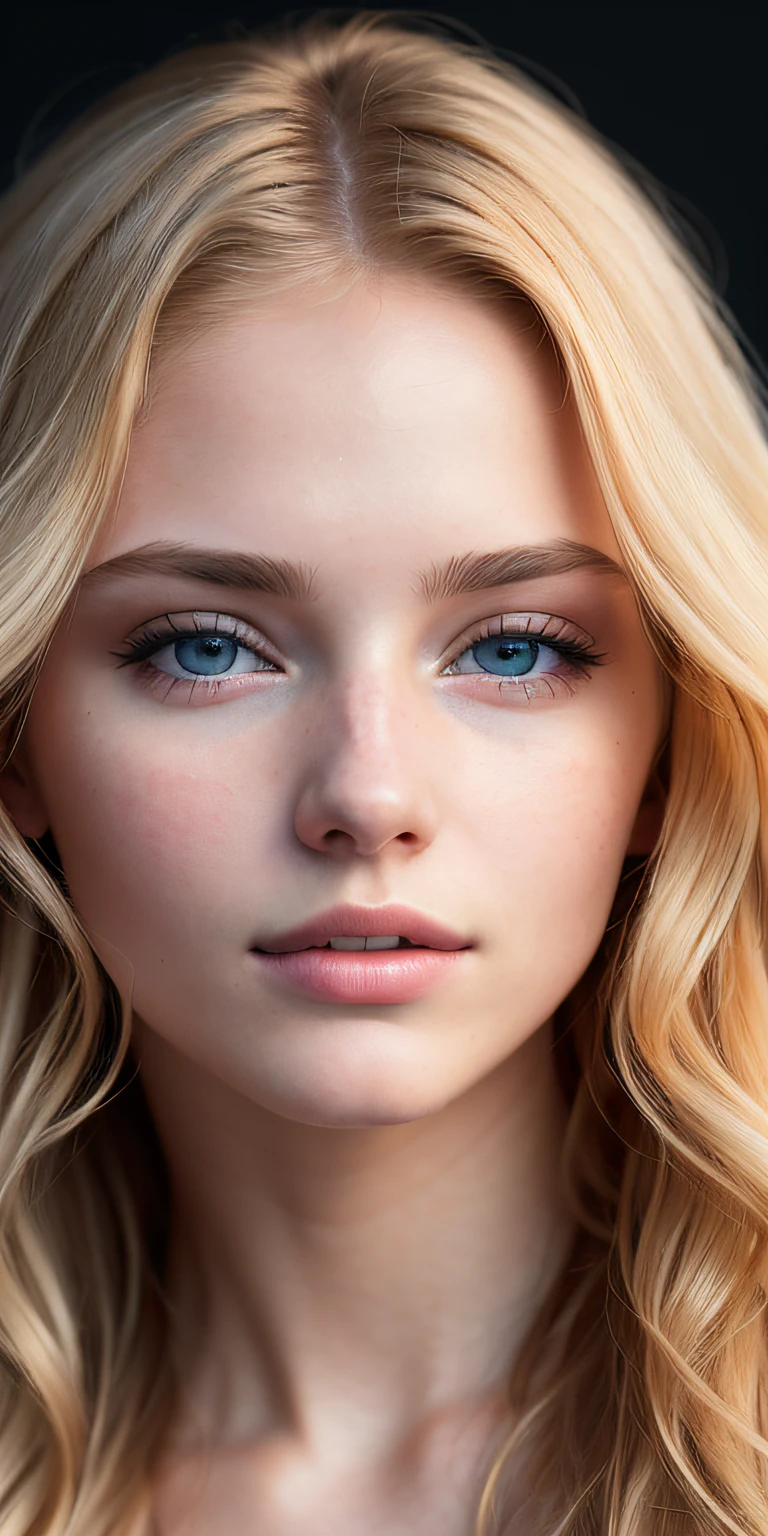 Photo of a 20-year-old European girl, raw, Beautiful woman, (Extra long wavy blonde hair), ((Portrait)), ((Detailed face:1.2)), ((detailed facial features)), (finely detailed skin), pale skin, ,Riding attire、Sexy with open chest(cold color), moist, moist, Reflectors, (masutepiece) (perfectly proportions)(photos realistic)(Best Quality) (Detailed) photographed in a Canon EOS R5, 50mm Lens, F/2.8, nffsw, (8K) (Wallpaper) (Cinematic lighting) (Dramatic Lighting) (foco nítido) (Convoluted) Fashion, From  above