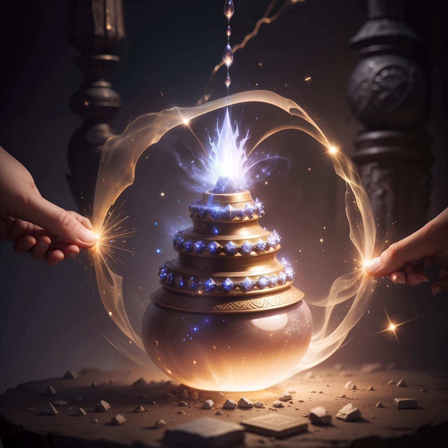 Ancient magic with sparkling power