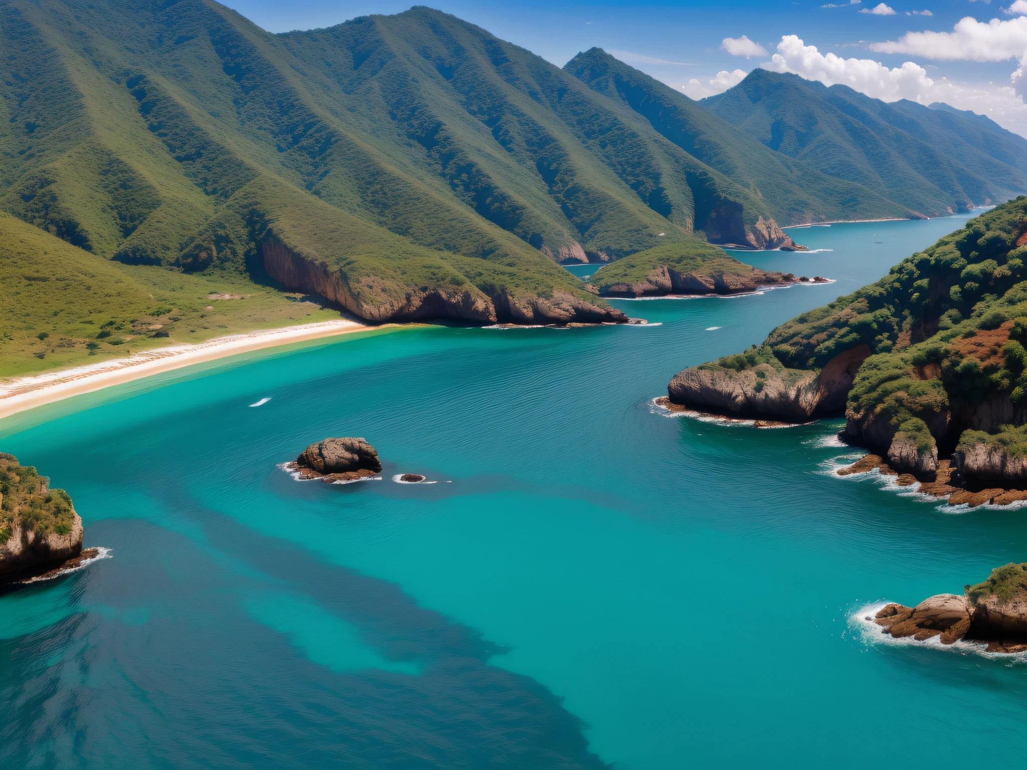 fondo tropical de AGUAS TURQUESAS Y CRISTALINAS, 8K,UHD