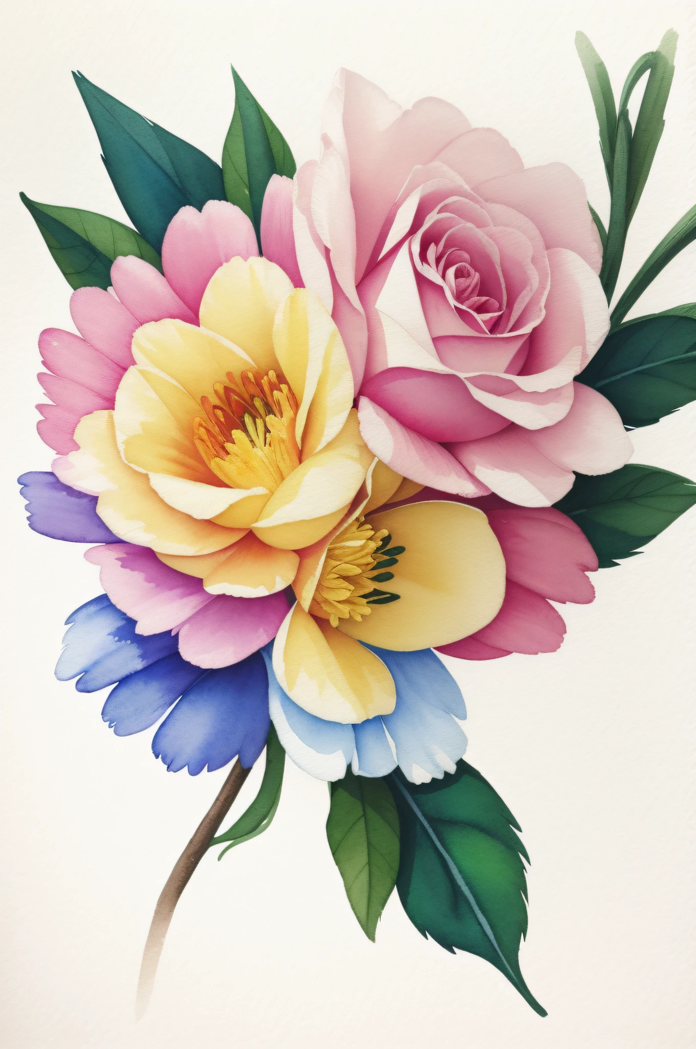 flower watercolour