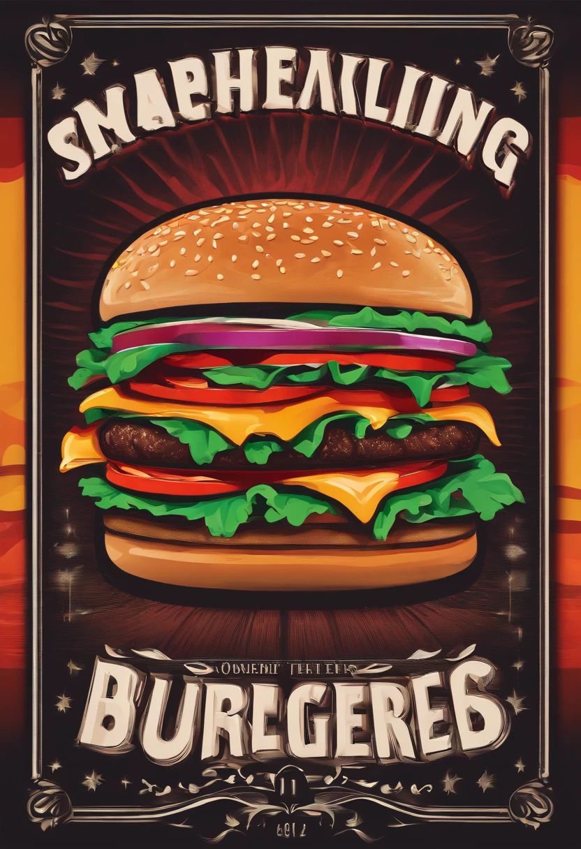 2 dimensional , logo , burger