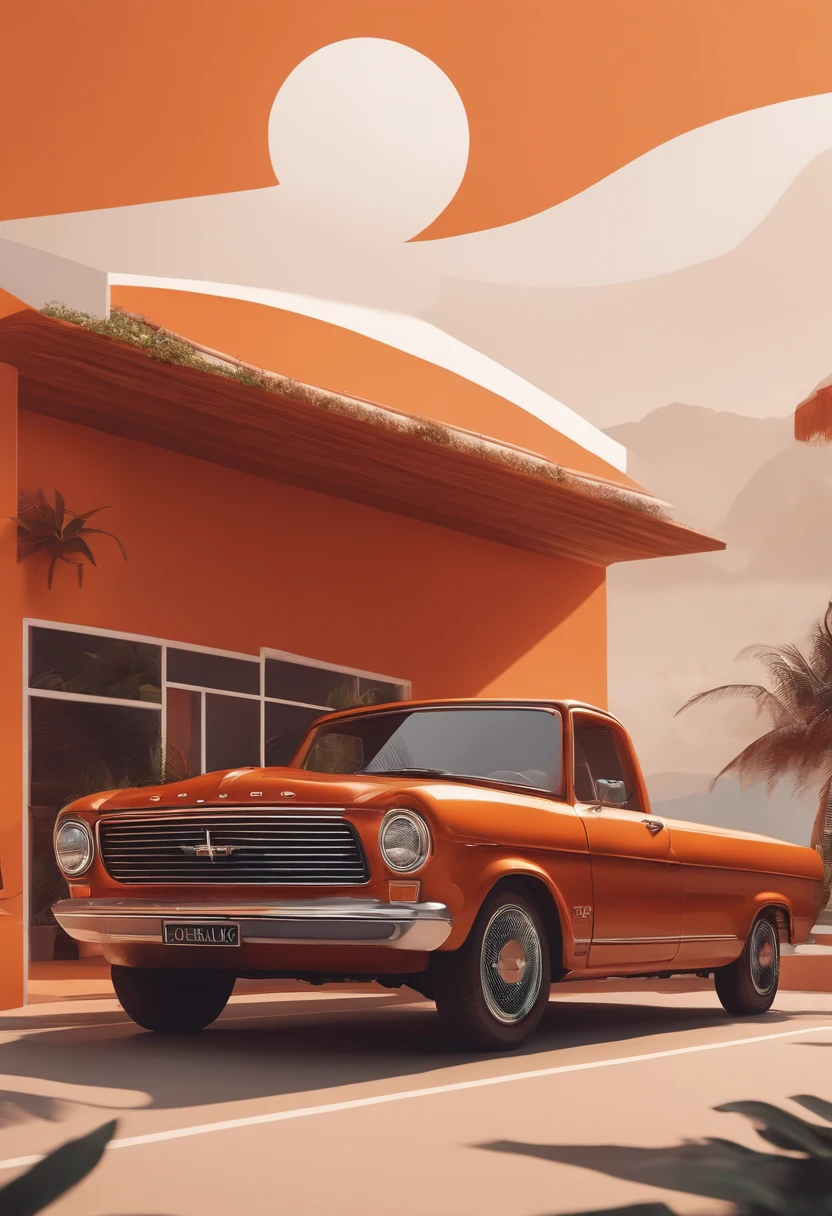 flat , burger , logo , simple , minium colour of grren orange brown and red