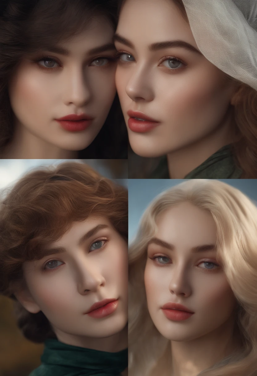 top-quality， 超A high resolution，beautiful faces detailed，Real Human Skin, front-facing view，realisticlying，realisticlying，adolable，