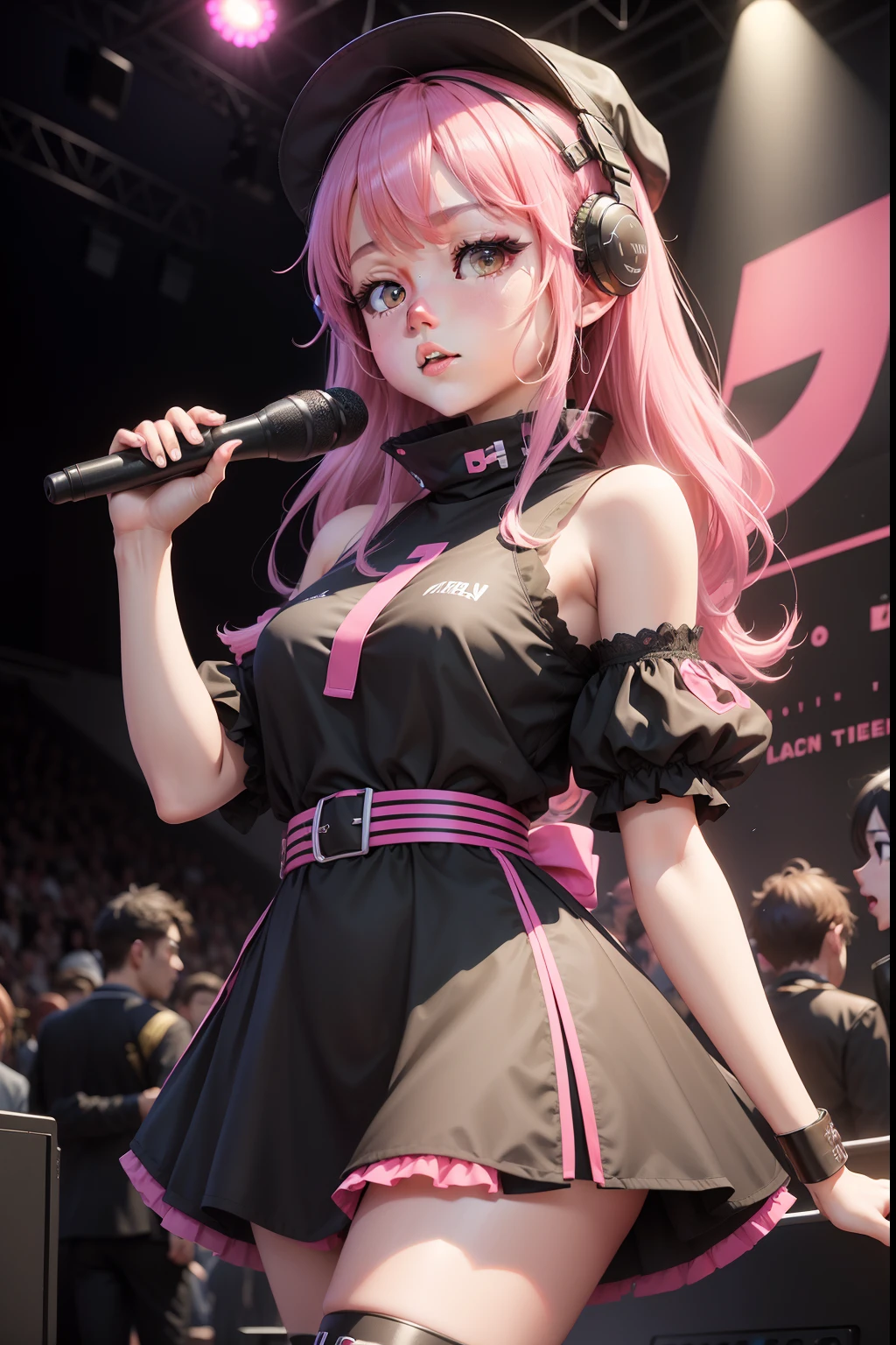 Music event “LIBERO”
, VTuber, black, pink
