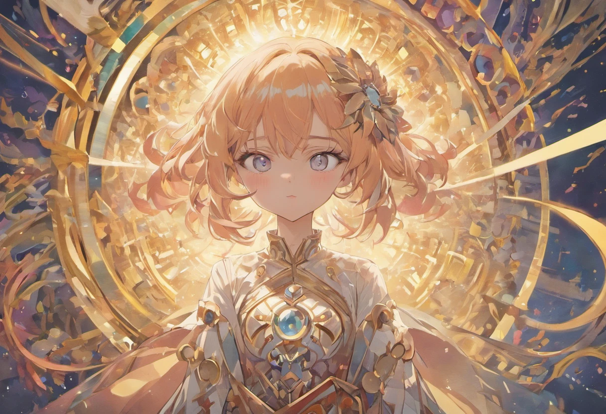 (Absurd, High Resolution, Ultra Detailed), 1girl, Solo, Very Detailed Eyes, (Official Art, Beauty and Aesthetics: 1.2), (Fractal Art: 1.3), White Pink Color Scheme, Most Detailed a man with hide face
