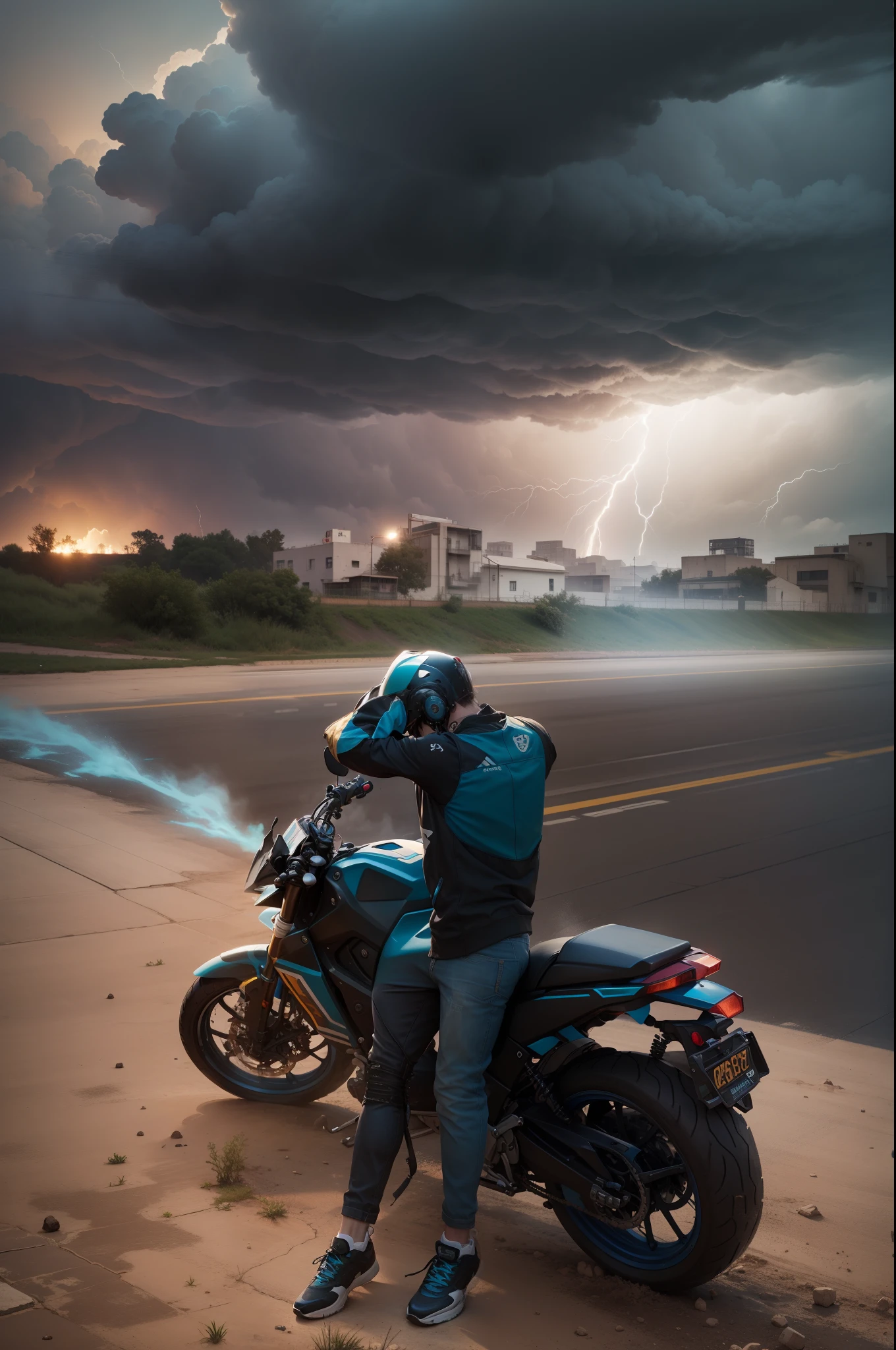 Thunder, machine, style