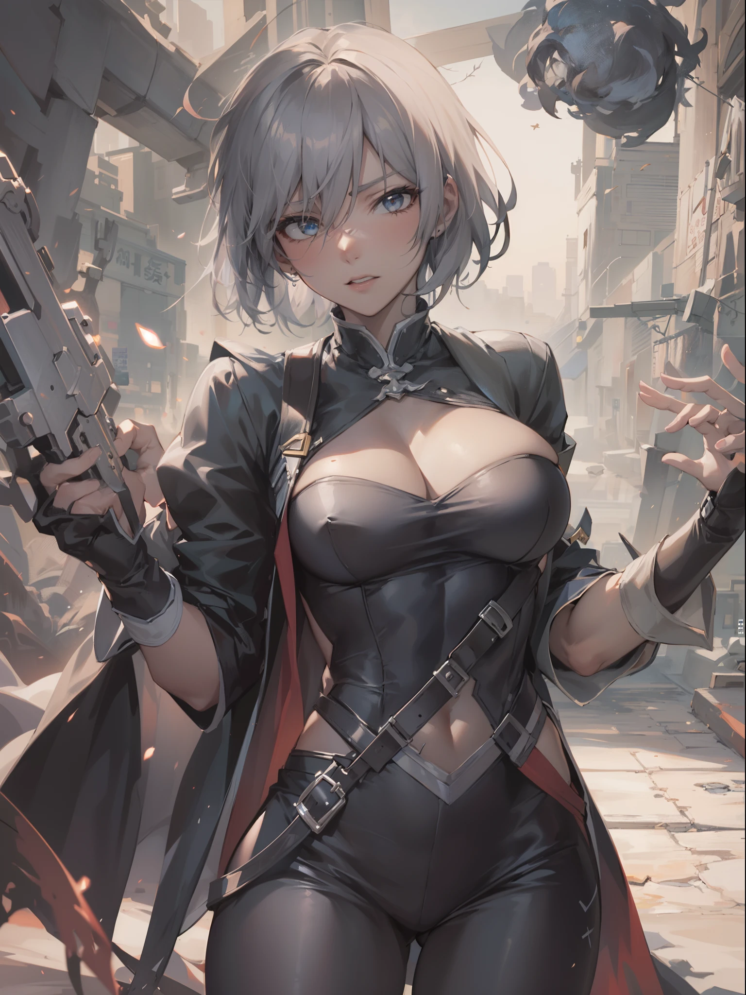 Personaje de anime con un cofre enorme y un cofre enorme, por Yang J, por Yang Jin, Badass Anime 8K, Arte detallado del anime digital, por Shen Zhou, por Zhou Chen, por Liang Kai, Tendencias en ArtStation Pixiv, Artgerm extremadamente detallado, huso rey, 2 b, 2b, Chengwei Pan en ArtStation, Arte detallado del personaje de anime