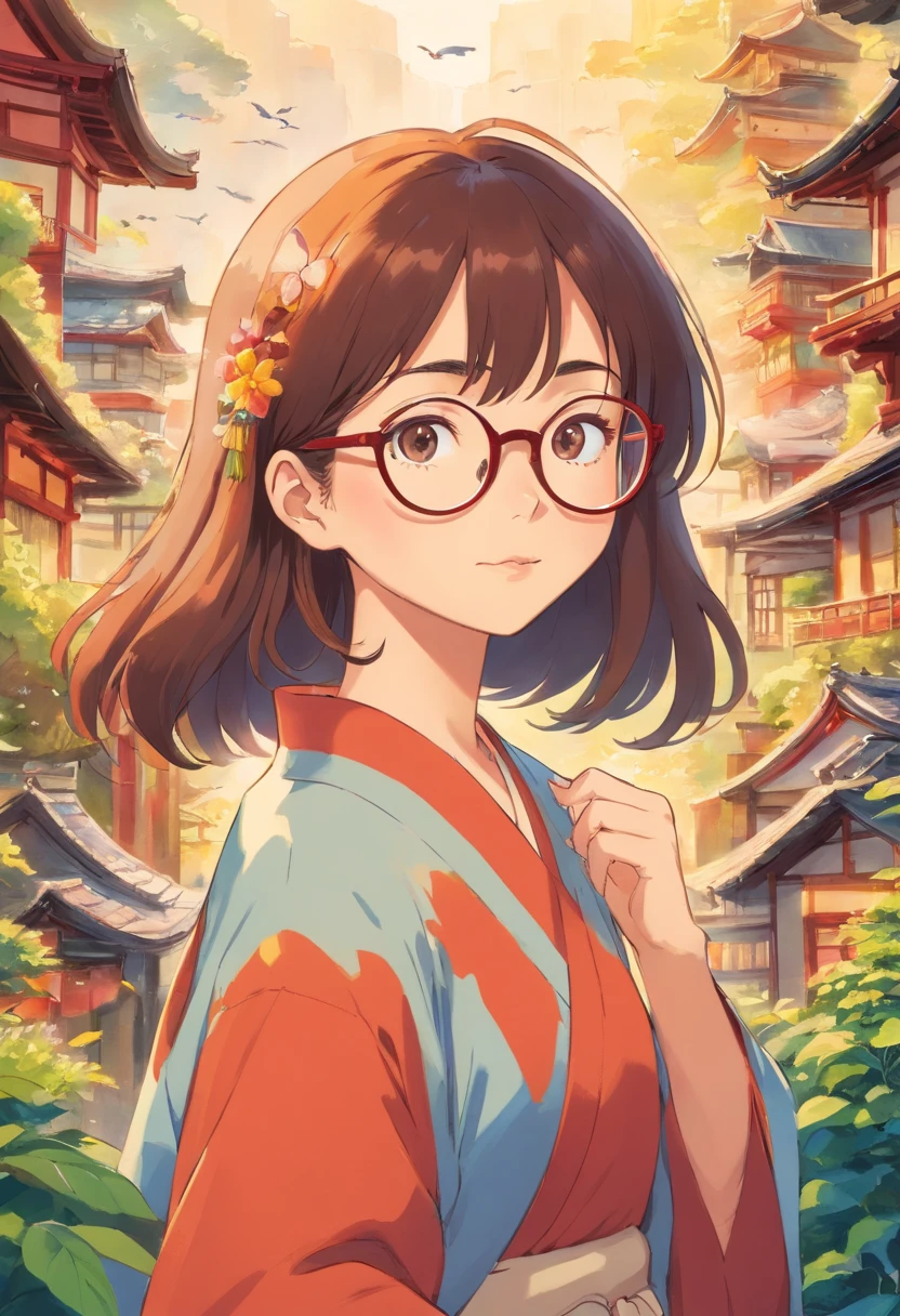 Mariko Urabe A Japanese Lady wears glasses