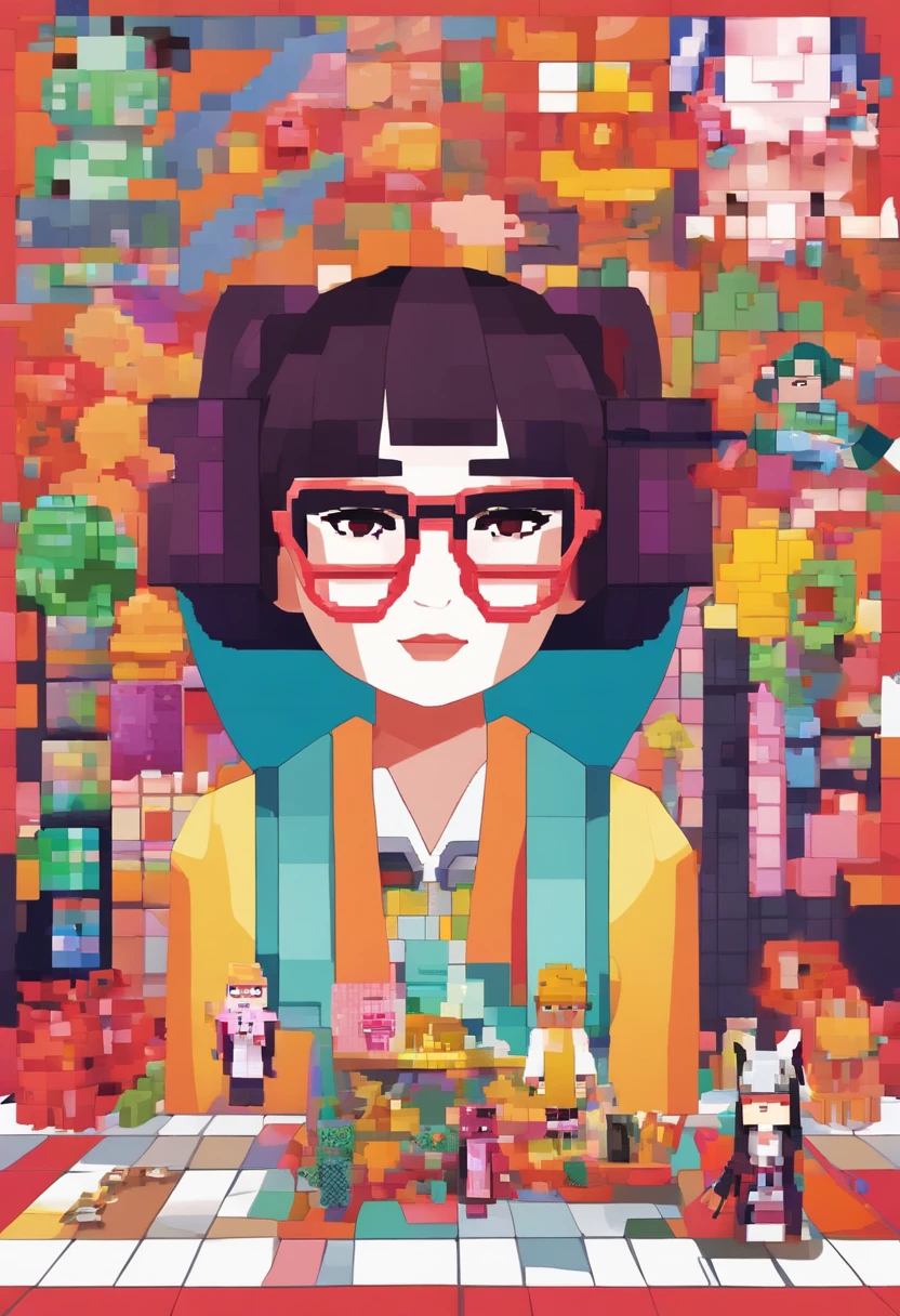 Mariko Urabe　A Japanese Lady　wears glasses