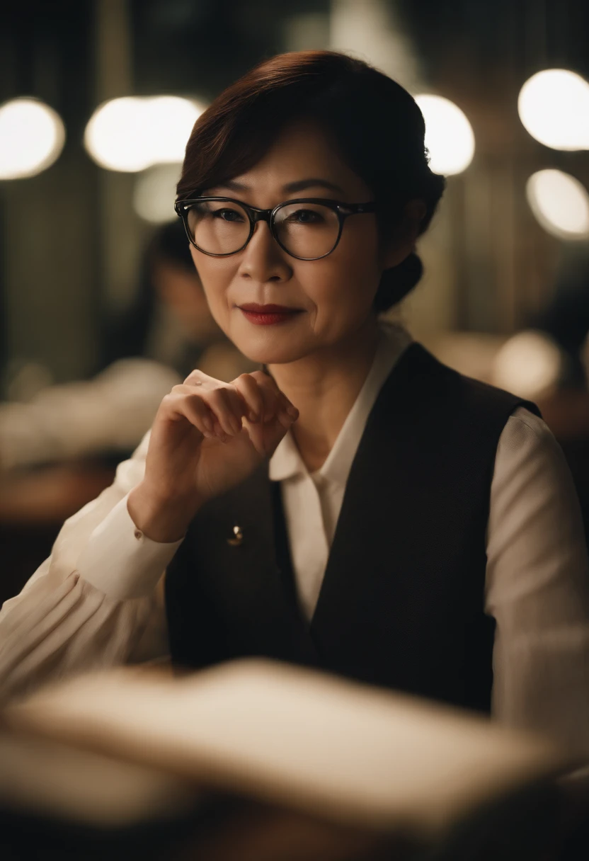 Mariko Urabe A Japanese Lady wears glasses