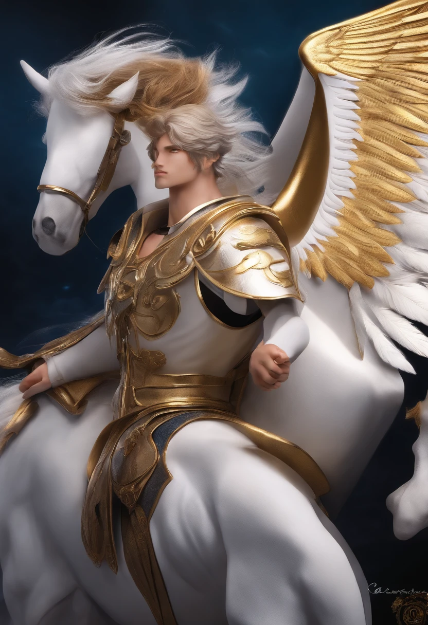 Big man. I want a fat man. Realistic photo. Shirtless man, white eyes, detailed face. White angel, pale skin. legs open. 3 pairs of wings, angel wings, flying in a black sky, night sky. Man, Male. muscular body. fat body.