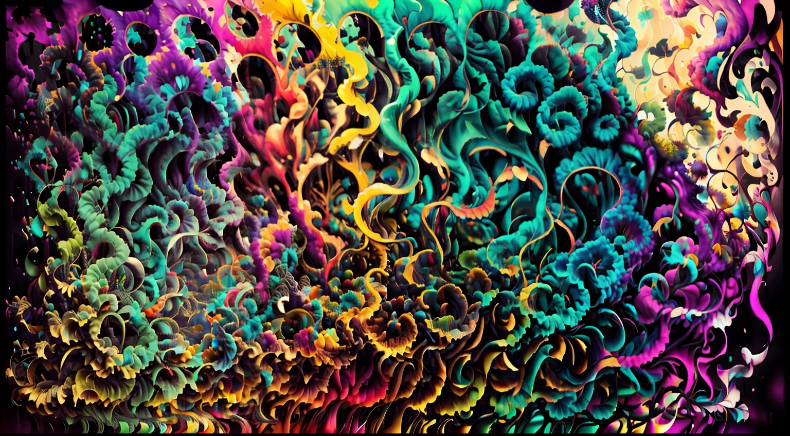Obra de Arte abstracto. Un primer plano de un humo colorido se vierte sobre un fondo, humo de color fluido, humo colorido, Humo multicolor, humo coloreado, humo de colores brillantes, acid-colored smoke, Humo de color, humo de arco iris, Background of psychedelic smoke, Humo colorido en el fondo, humo espeso y colorido, Humo giratorio colores radiantes, nubes de humo de colores, humo arremolinado, Arte del humo fluido