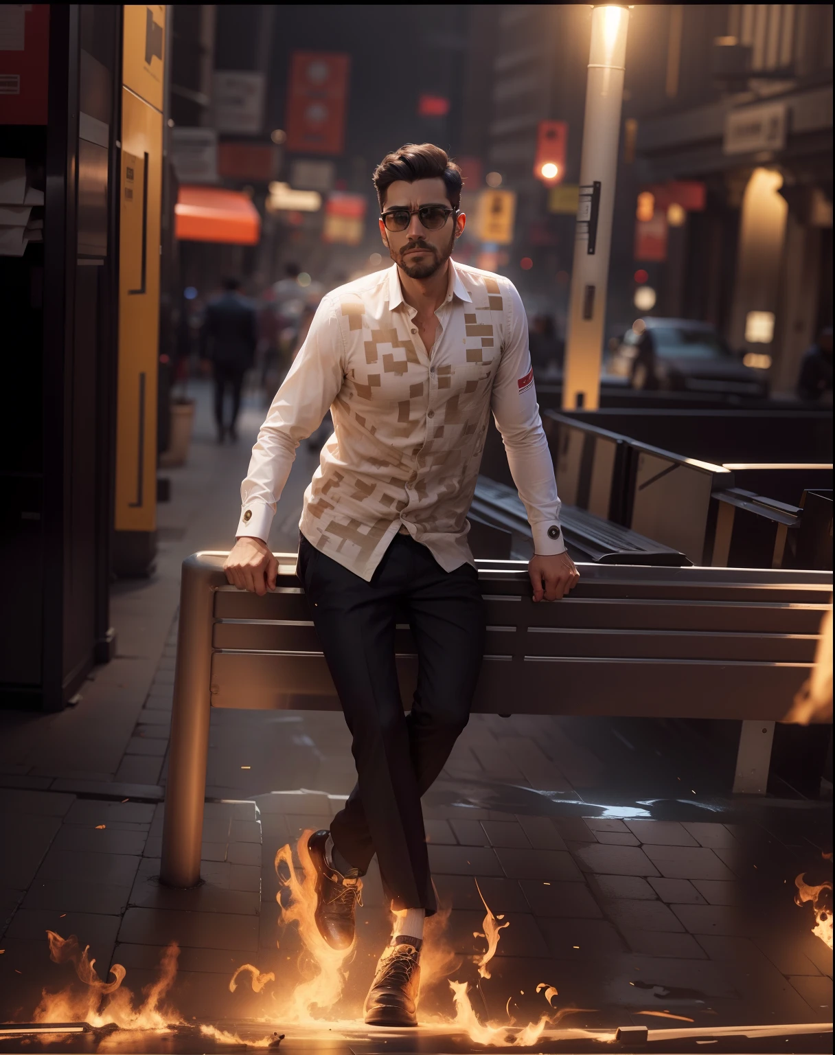 Change background smart men