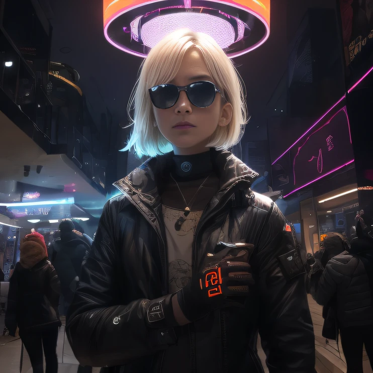 outside,parks,unreal-engine:1.4,hyper HD,Best quality:1.4, Fotorrealista:1.4, Skin texture:1.4, tmasterpiece:1.8,Pose behind beauty,(Original sunglasses for women),Burpunk,Mechanic,eye disease,Orange metal surface,digital displays,Advanced technology,Futuristic,red neon light,electromagnetic field,sharp-edged,aerodynamic design,Digital bio,Bio mech,mystical ambiance,Glass visor,heightened senses,Energetic posture,Invisible circuits,holographic projections,Colored cable,Female cyborg leopard,(Special stations:1.4), boxing gloves,(best qualtiy,32K,Masterpiece)At the time of debut,Only heard, unseen。 That whistle echoed for a long time,It's like a prelude to impending death。 The image of the great evil man penetrates into the hearts of the people in advance,Become everyone's nightmare。 Wait until it appears,Wearing leather,Plus a baseball bat covered with wire,Full of oppression,He also carefully hides the kindness of women, Because goodwill can become a weakness for survival,Hiding goodness is the way to survive in troubled times。 Zombies are not scary,Humans are terrible。 The woman succeeded,Women are destined to protect themselves,It is also to protect women, good vs evil,Two sides of the seemingly opposite,But in Negan, There are two sides to the same body。 Face the enemy,Women are cruel,No mercy。 Face people who want to protect,This woman is also gentle and loving。(Female soldier head)Tattooed with,Smoke billowed out,thin fog,Moonsnow((An extremely delicate and beautiful woman),((1 Rock Girl)),((Lightning in the hands of a woman)),Lightning surrounds the rock girl,((lightning chain))