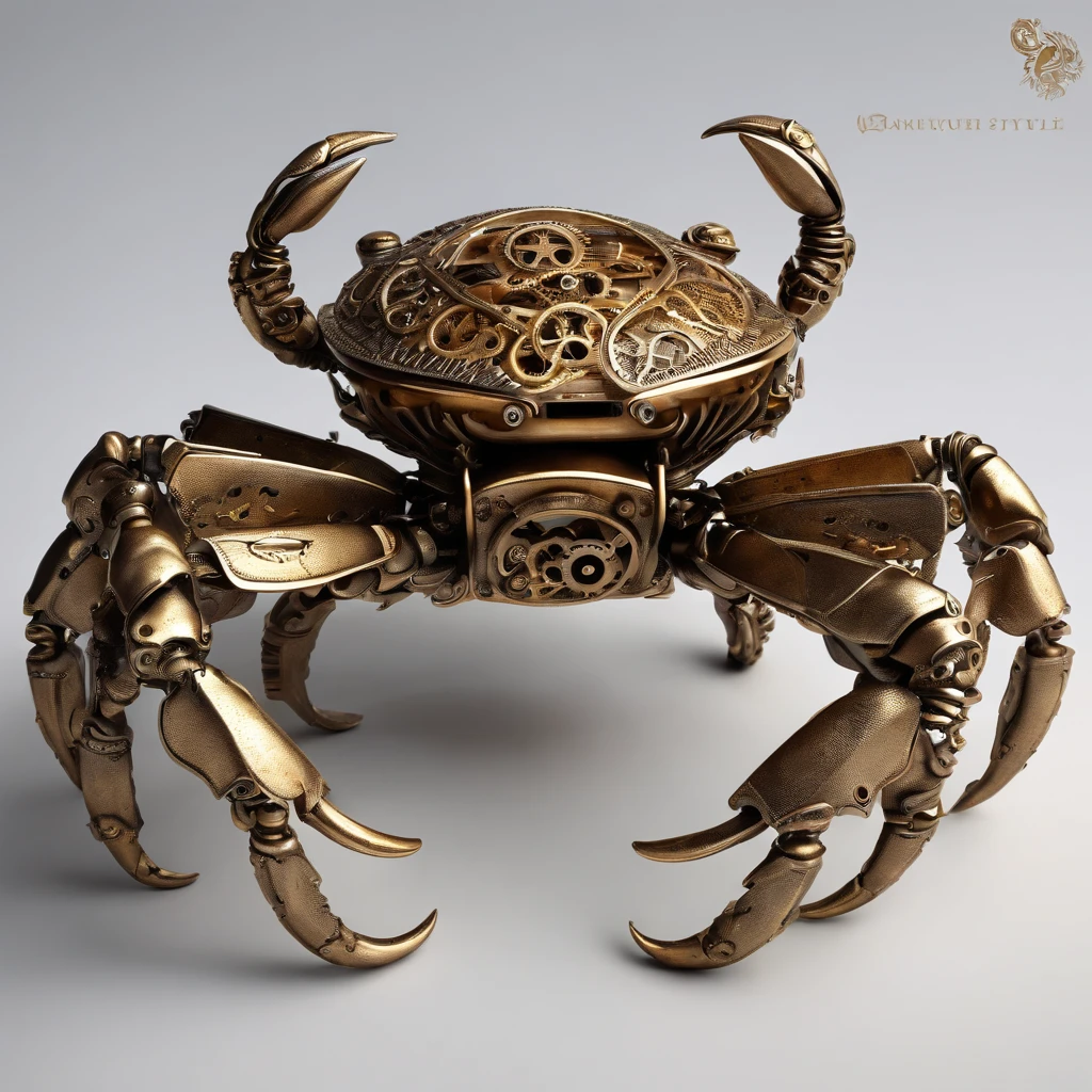 Crab、golden colored