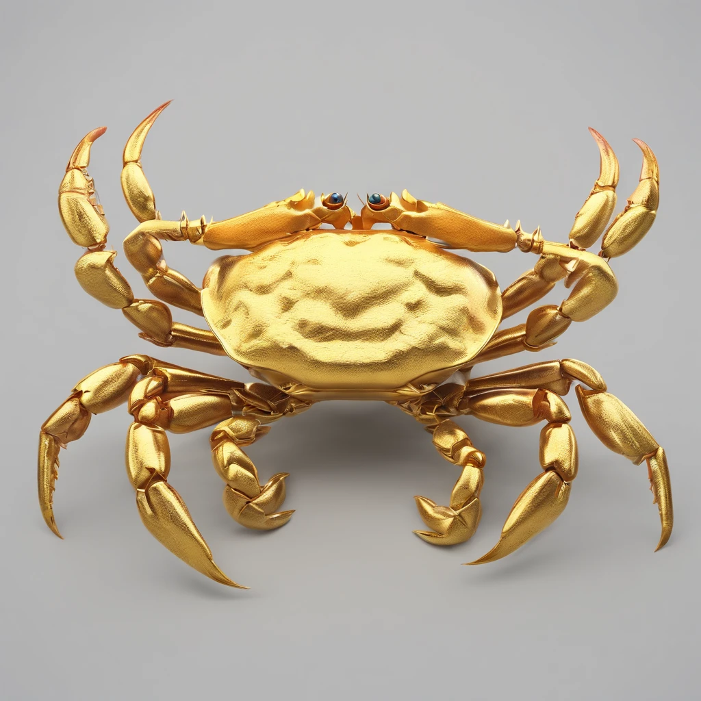crab、golden colored
